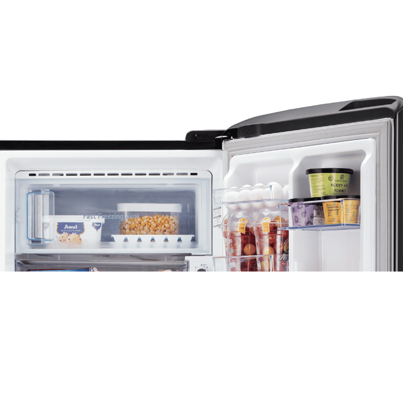 LG 201 Litres 3 Star Direct Cool Single Door Refrigerator with Stabilizer Free Operation (GL-B211HELD, Emareld Lotus)_8