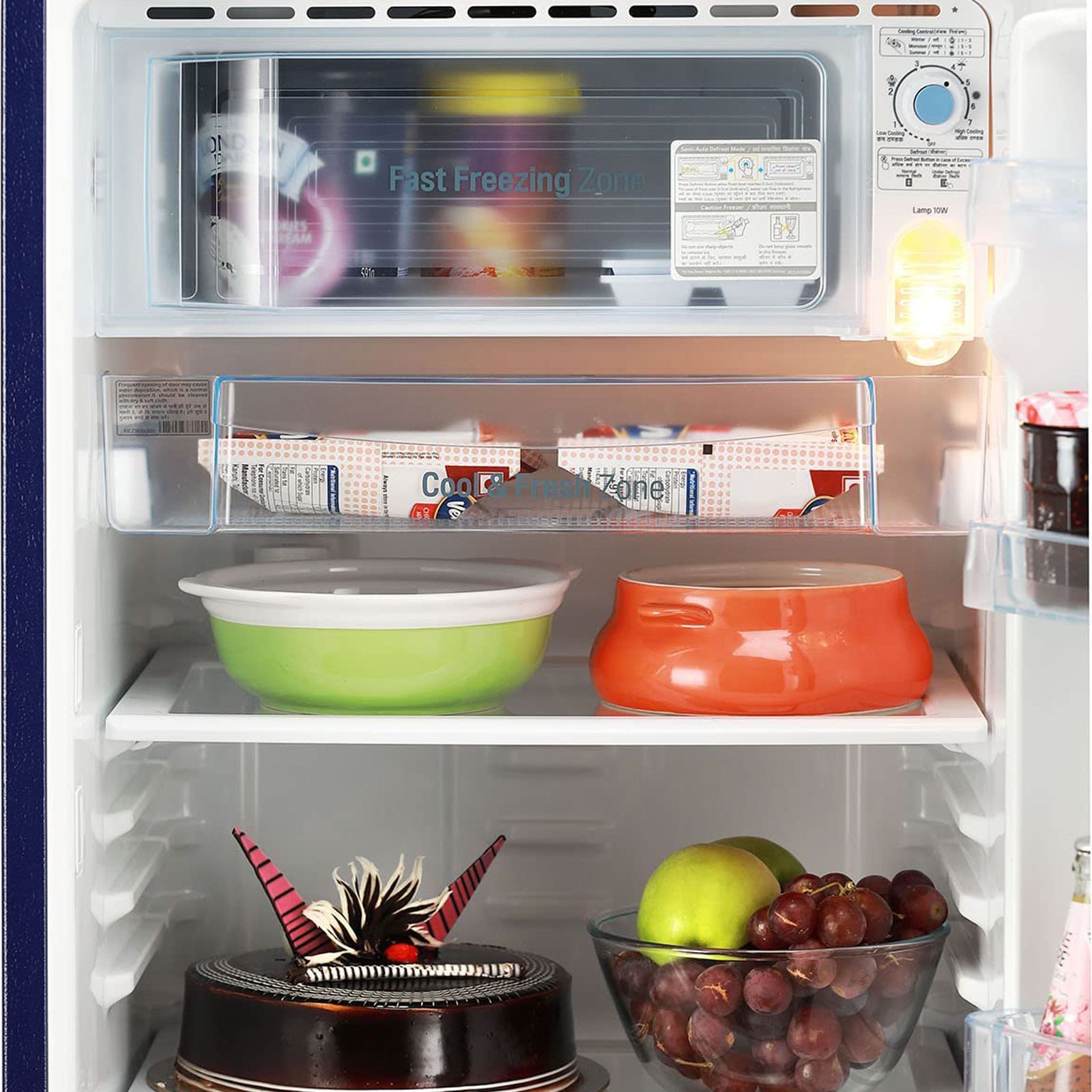 LG 185 Litres 3 Star Direct Cool Single Door Refrigerator with Anti-Bacterial Gasket (GL-B201ABCD, Blue Charm)_14