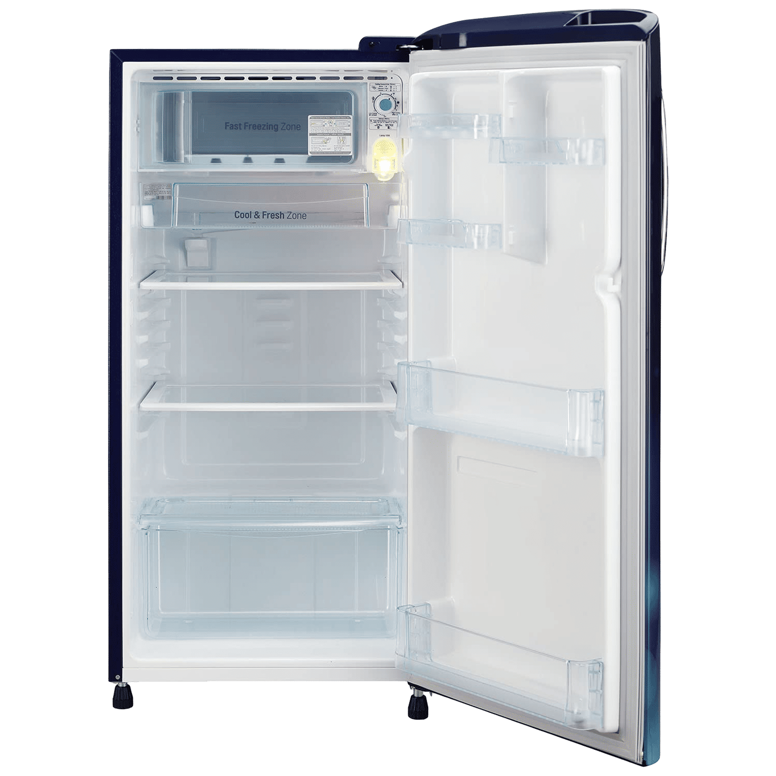 LG 185 Litres 3 Star Direct Cool Single Door Refrigerator with Anti-Bacterial Gasket (GL-B201ABCD, Blue Charm)_5
