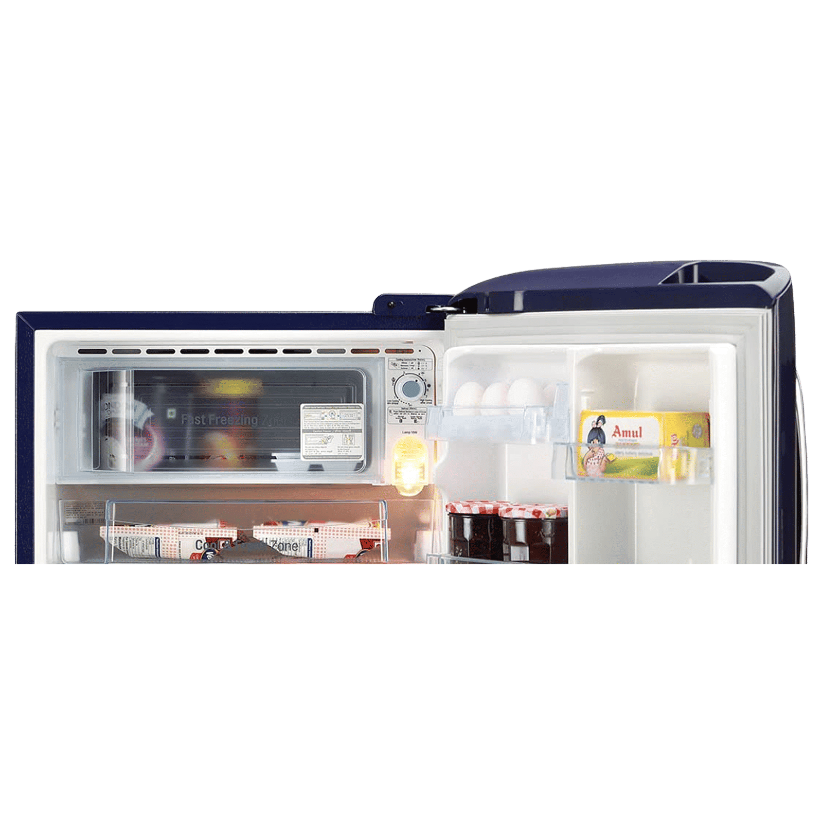 LG 185 Litres 3 Star Direct Cool Single Door Refrigerator with Anti-Bacterial Gasket (GL-B201ABCD, Blue Charm)_6
