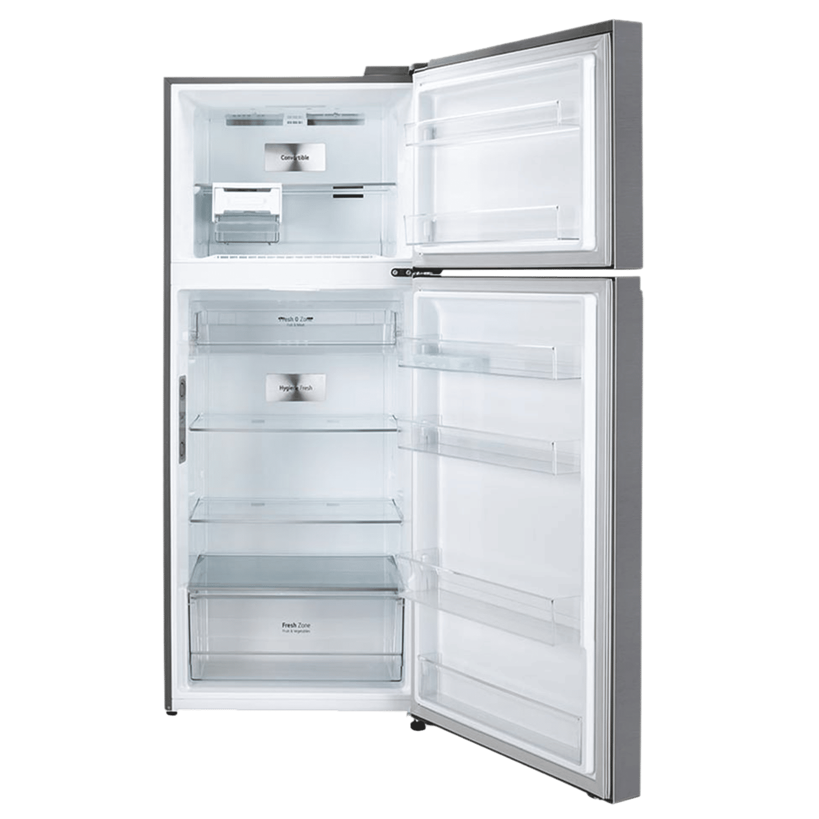 LG 466 Litres 2 Star Frost Free Double Door Smart Wifi Enabled Convertible Refrigerator with Remote Control (GL-T492MPZY, Shiny Steel)_6