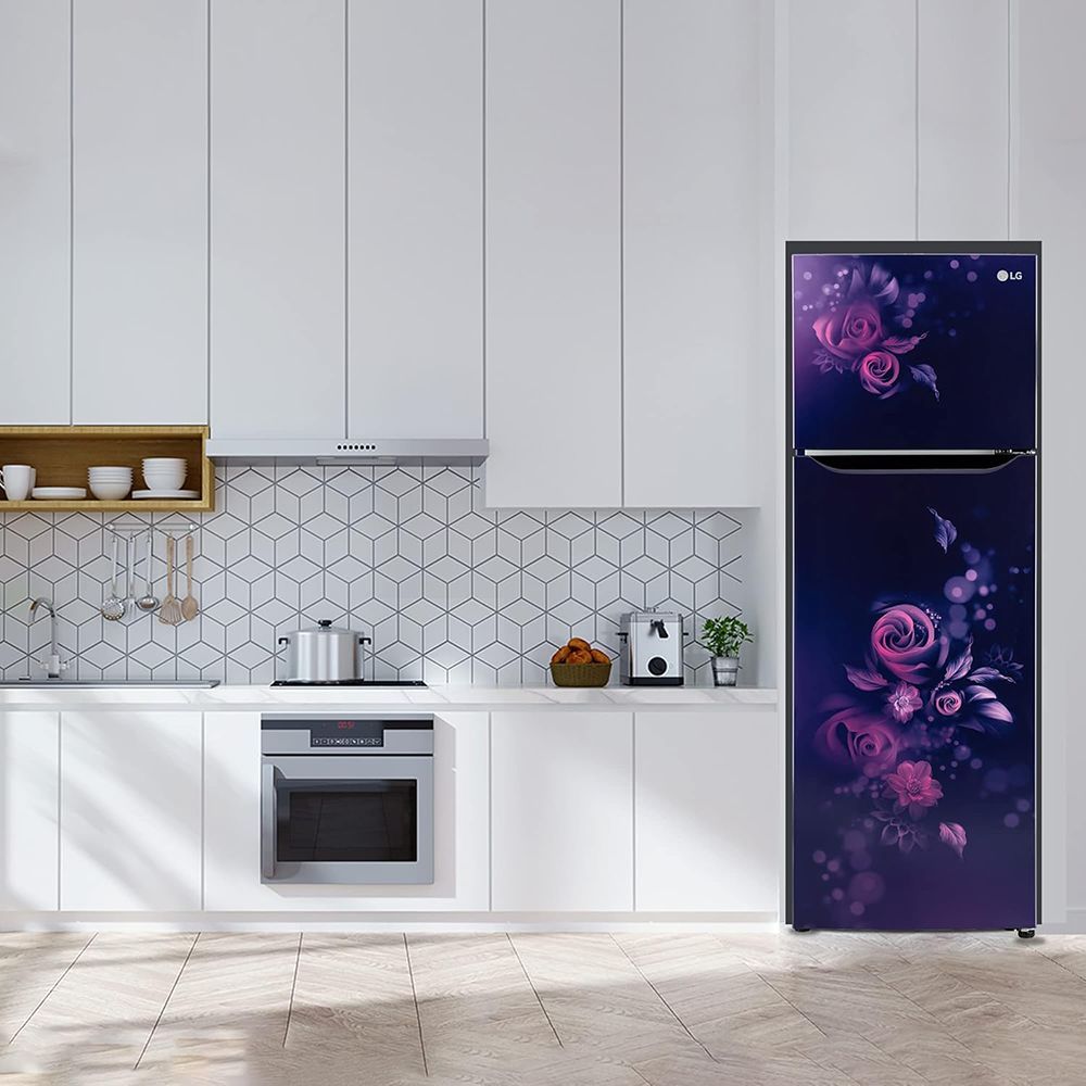 LG 272 Litres 2 Star Frost Free Double Door Convertible Refrigerator with Anti Bacterial Gasket (GL-S312SBEY.ABEZEBN, Blue Euphoria)_17