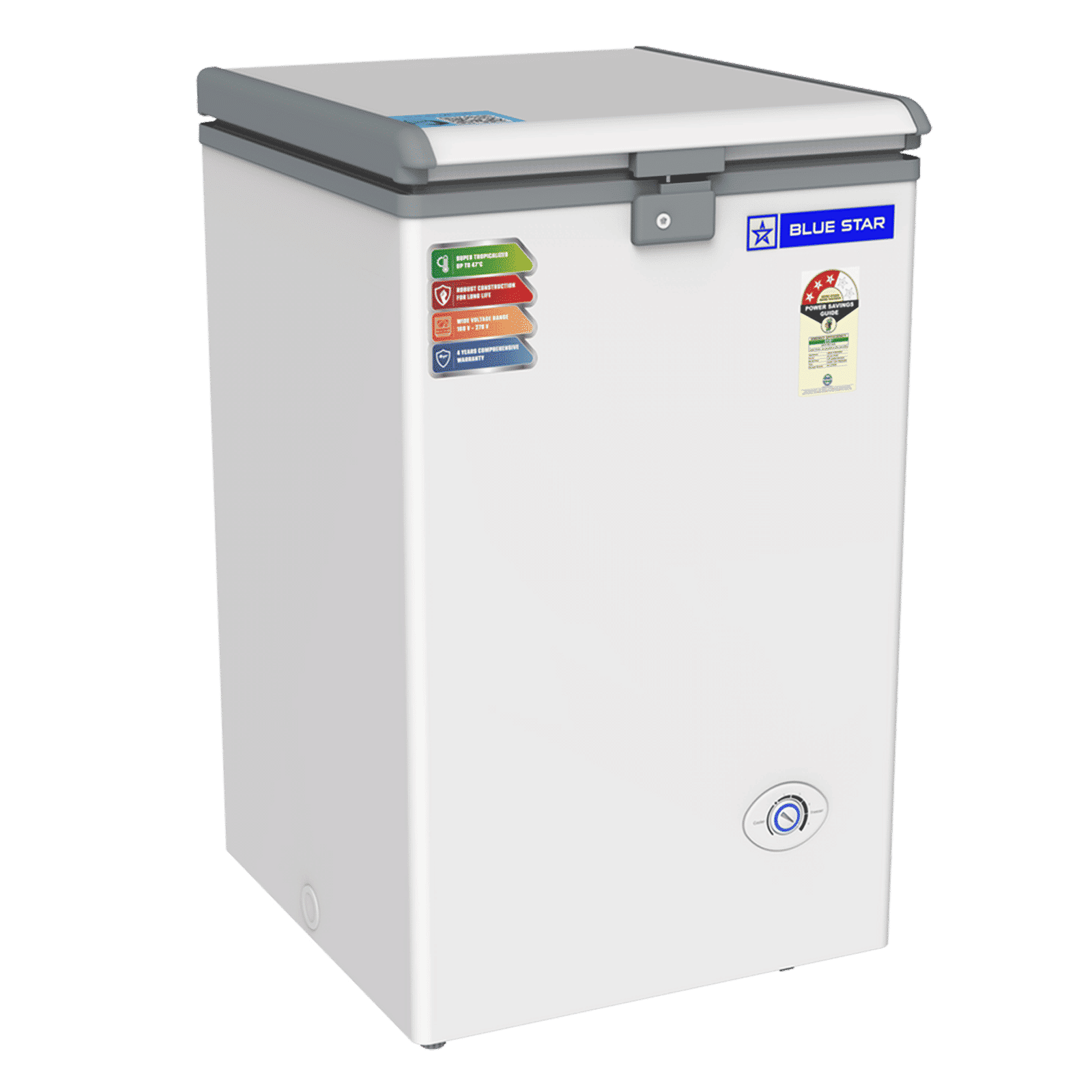 Blue Star NEYW Series 108 Litres 3 Star Single Door Deep Freezer (Static Cooling Technology, CF3-130NEYW, White) Blue Star NEYW Series 108 Litres 3 Star Single Door Deep Freezer (Static Cooling Technology, CF3-130NEYW, White)_8