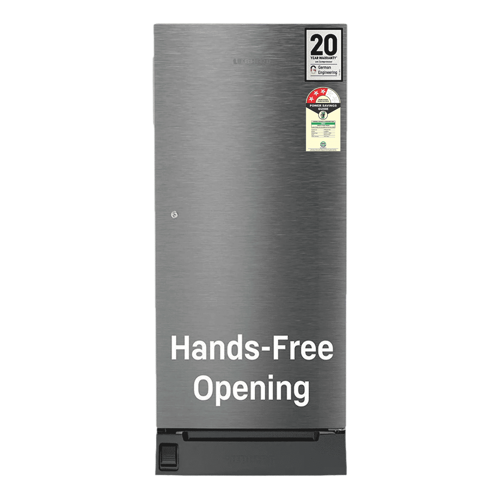 LIEBHERR Plus 191 Litres 3 Star Direct Cool Single Door Refrigerator with Anti Bacterial Gasket (DFPsiC 1921, Silver Steel)_1