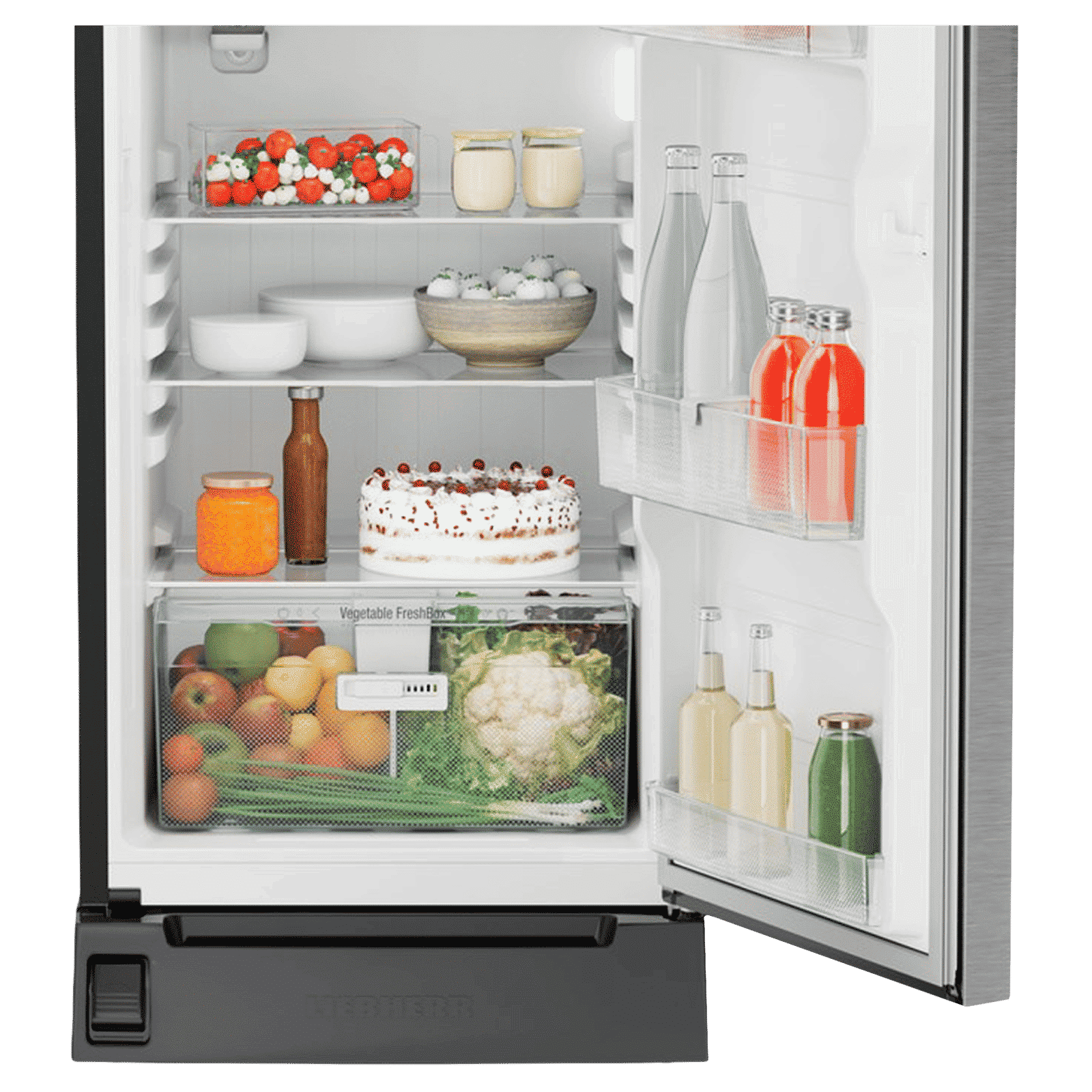 LIEBHERR Plus 191 Litres 3 Star Direct Cool Single Door Refrigerator with Anti Bacterial Gasket (DFPsiC 1921, Silver Steel)_9