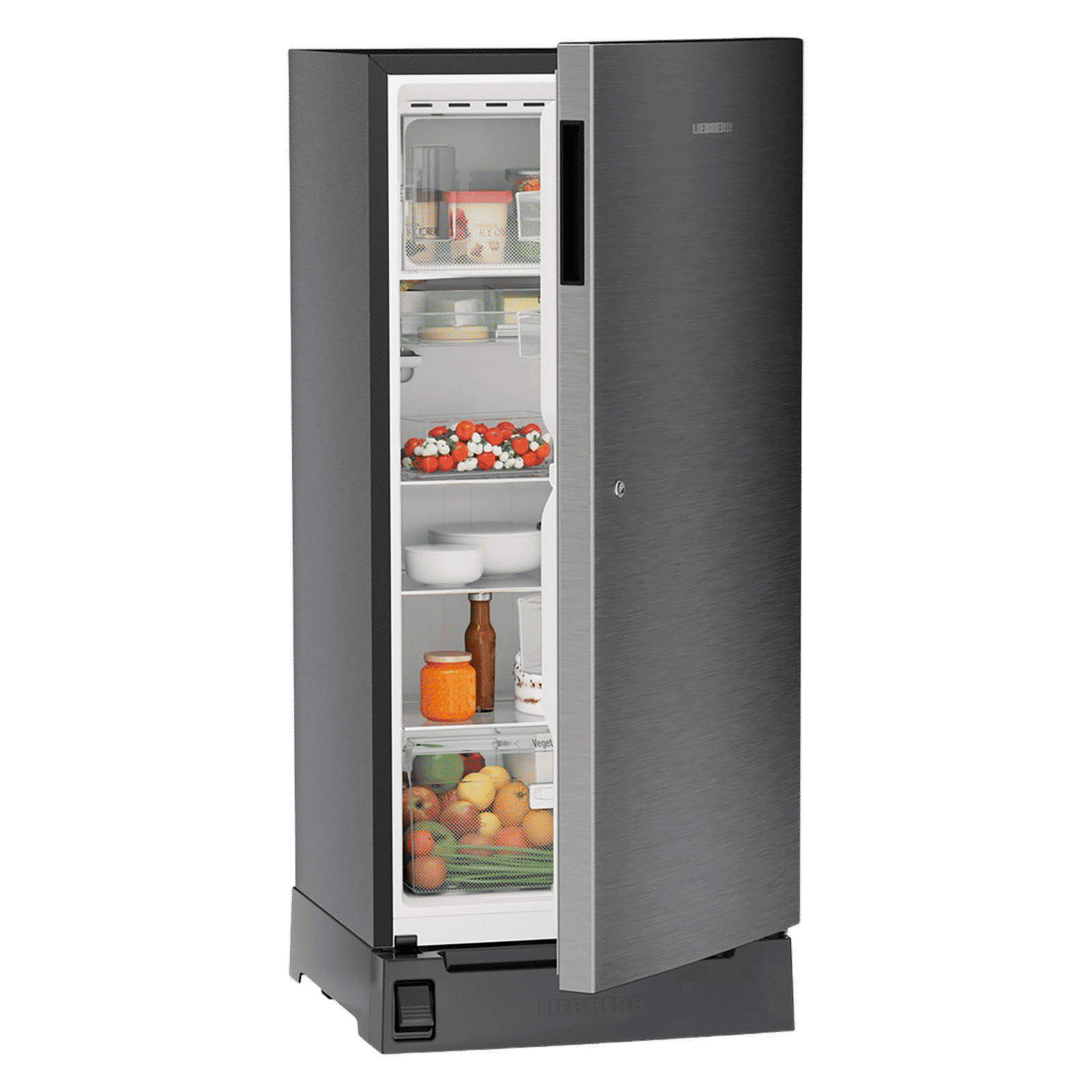 LIEBHERR Plus 191 Litres 3 Star Direct Cool Single Door Refrigerator with Anti Bacterial Gasket (DFPsiC 1921, Silver Steel)_10