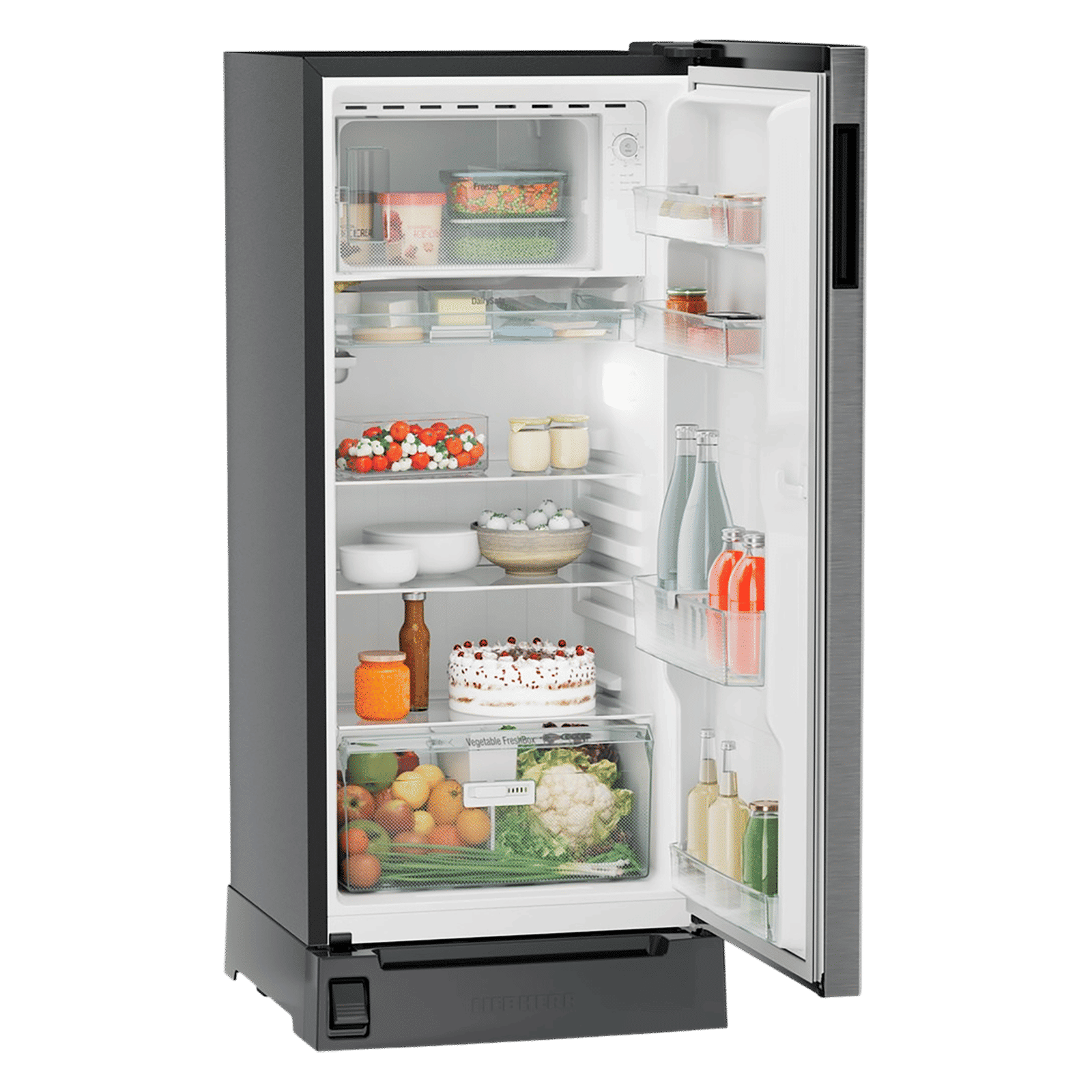 LIEBHERR Plus 191 Litres 3 Star Direct Cool Single Door Refrigerator with Anti Bacterial Gasket (DFPsiC 1921, Silver Steel)_11