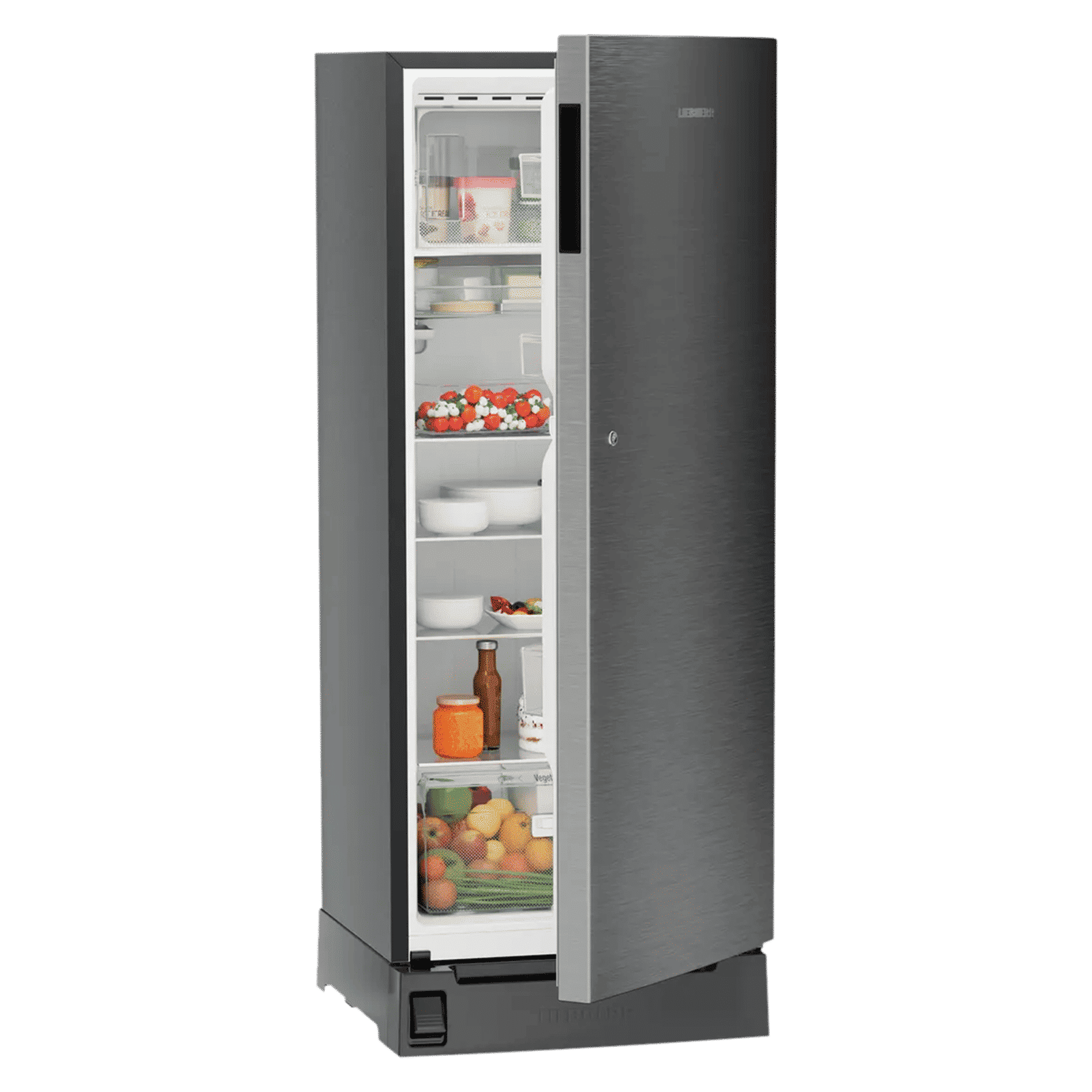 LIEBHERR Plus 222 Litres 3 Star Direct Cool Single Door Refrigerator with Anti Bacterial Gasket (DFPsiC 2221, Silver Steel)_8