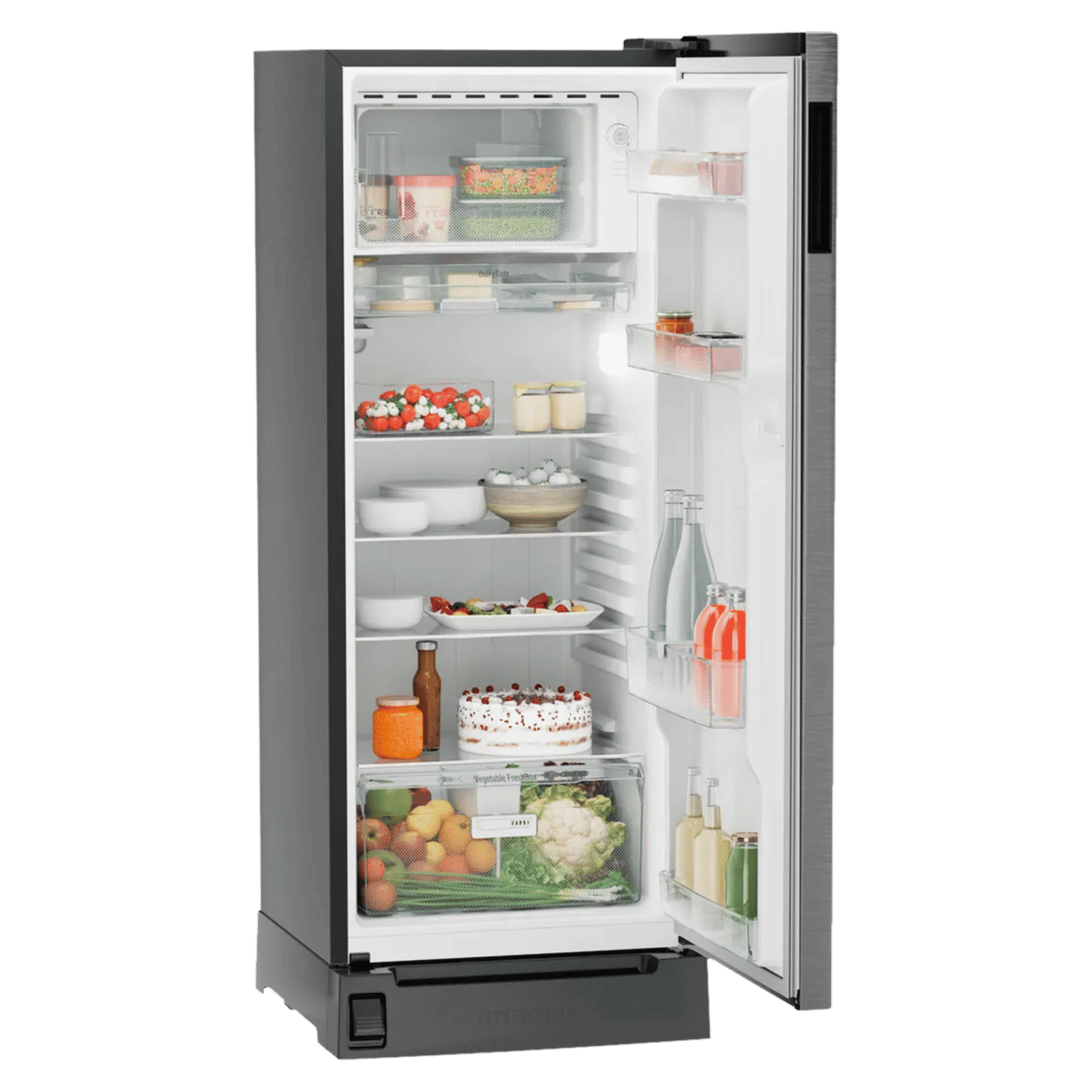 LIEBHERR Plus 222 Litres 3 Star Direct Cool Single Door Refrigerator with Anti Bacterial Gasket (DFPsiC 2221, Silver Steel)_10