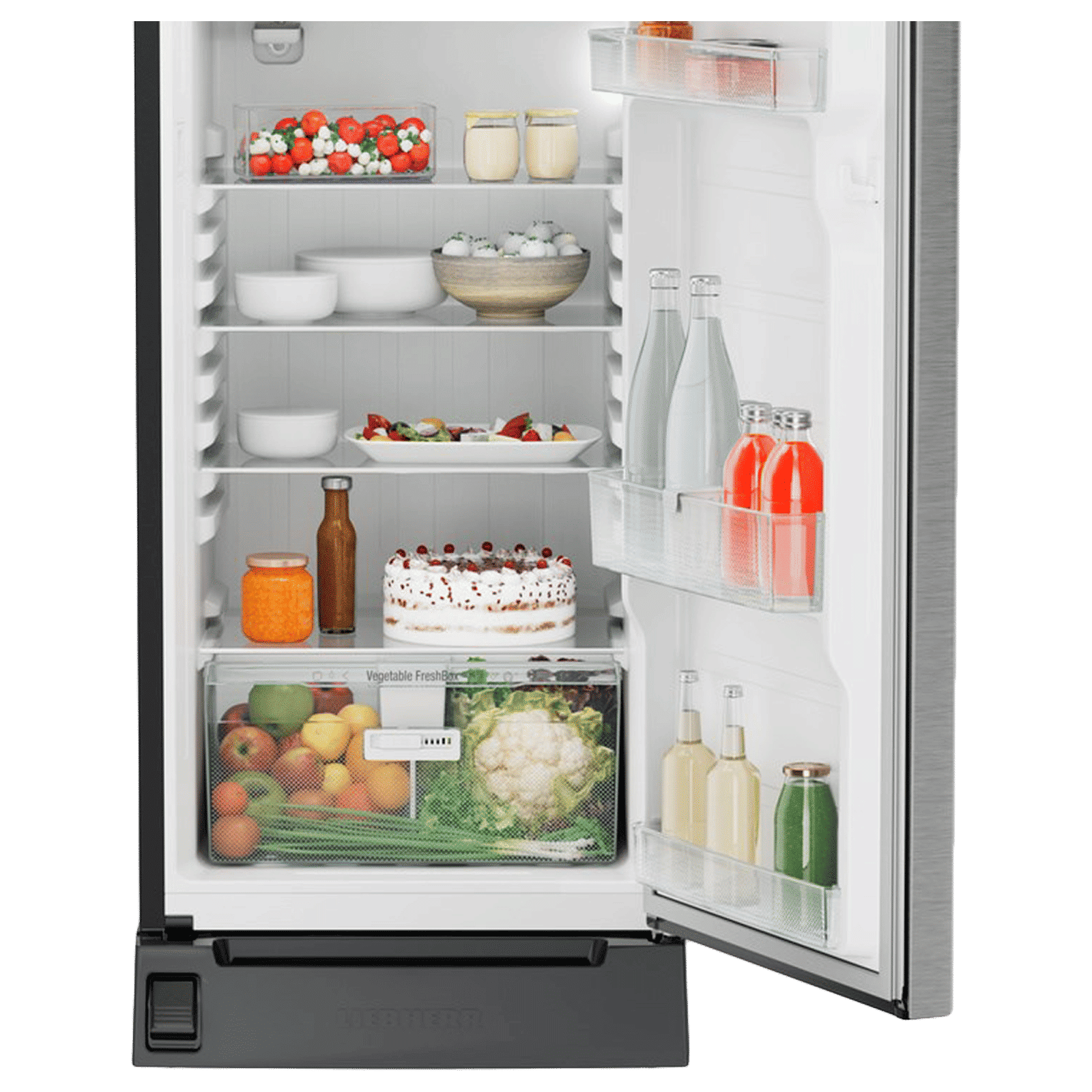 LIEBHERR Plus 222 Litres 3 Star Direct Cool Single Door Refrigerator with Anti Bacterial Gasket (DFPsiC 2221, Silver Steel)_11