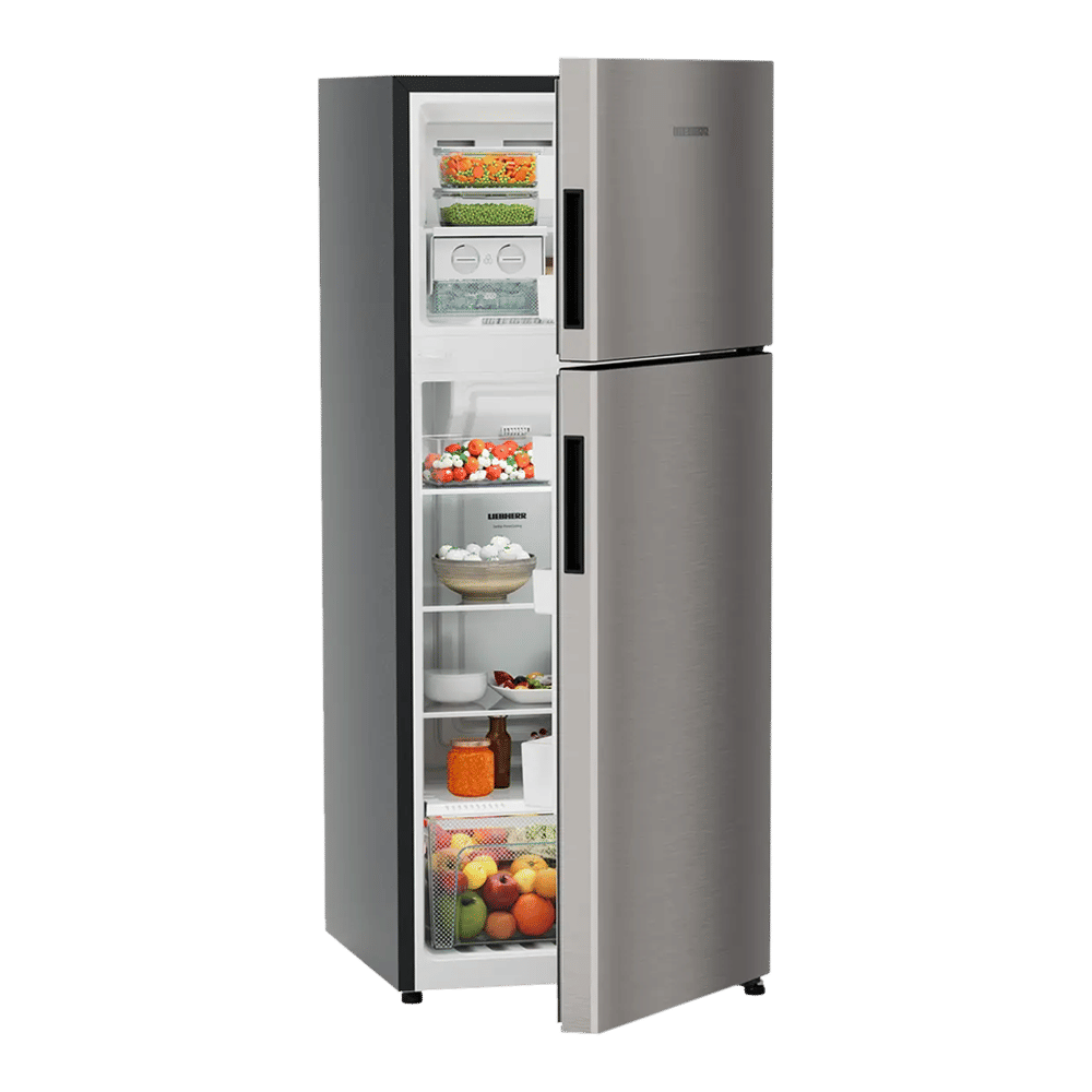 LIEBHERR Pure 245 Litres 2 Star Frost Free Double Door Refrigerator with Anti Bacterial Gasket (TCPgsB 2411, Grey Steel) LIEBHERR Pure 245 Litres 2 Star Frost Free Double Door Refrigerator with Anti Bacterial Gasket (TCPgsB 2411, Grey Steel)_10