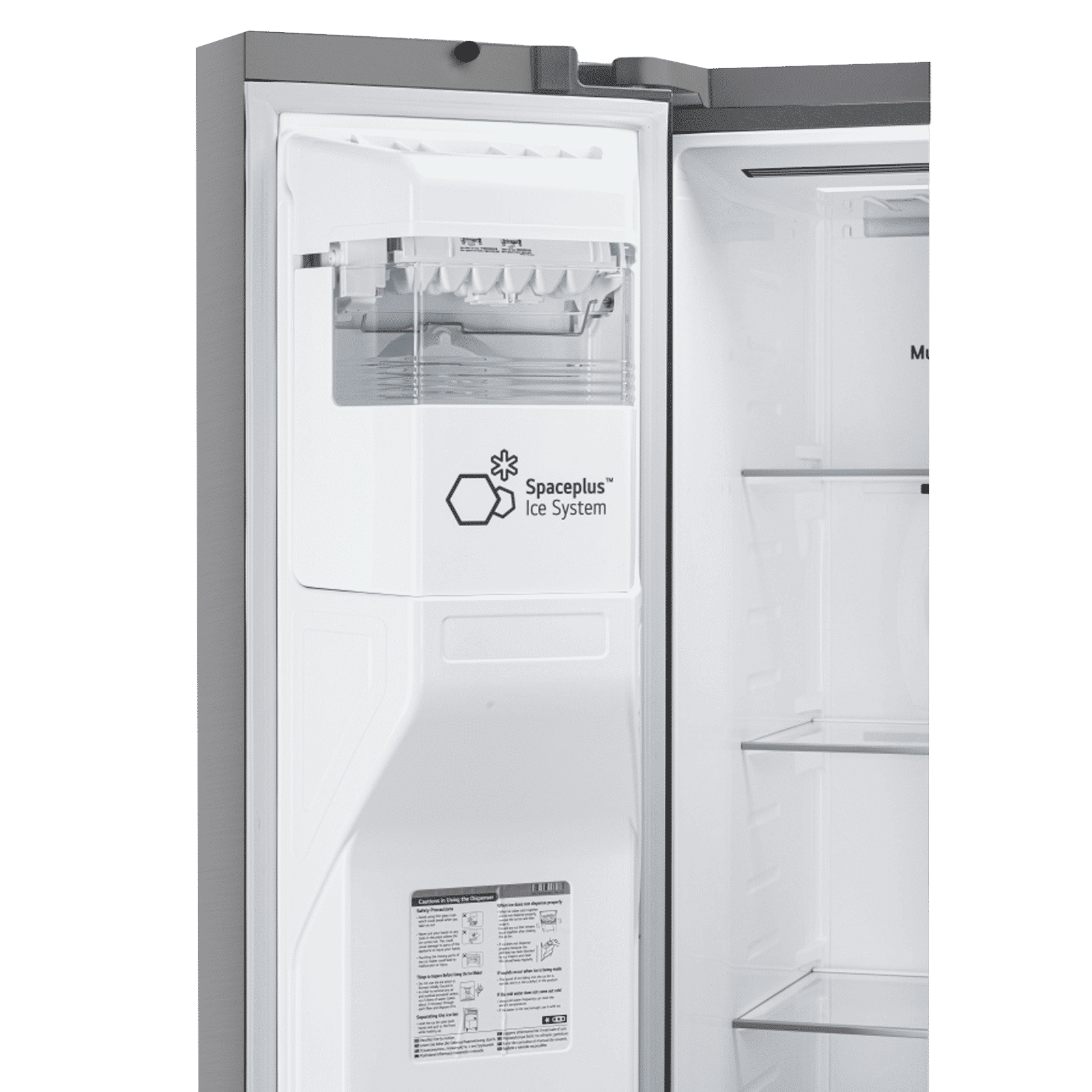 LG 630 Litres 3 Star Frost Free Side by Side Door Smart Wifi Enabled Refrigerator with Multi Air Flow (GL-L257CPZ3, Shiny Steel)_14