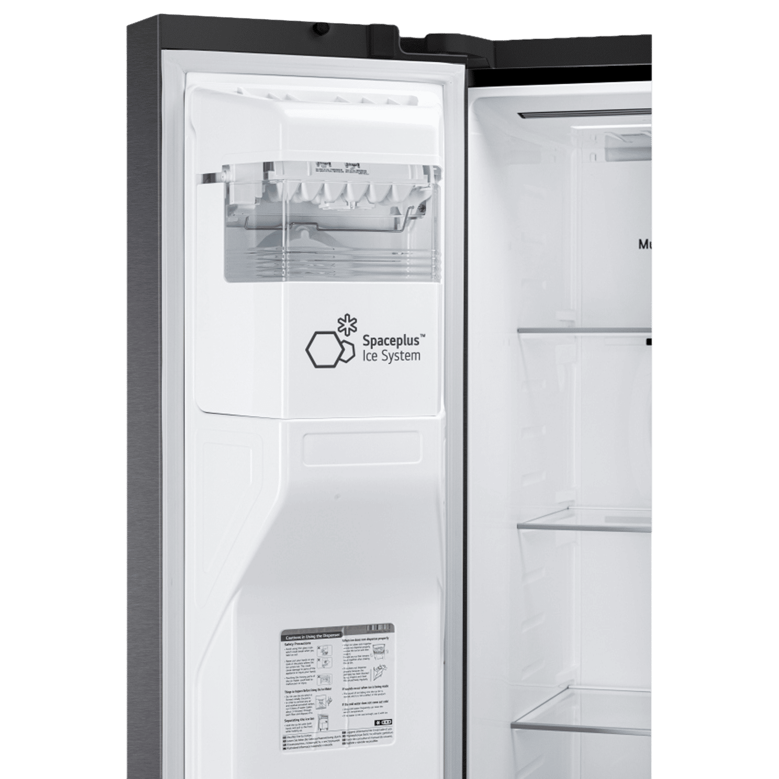 LG 630 Litres 3 Star Frost Free Side by Side Door Smart Wifi Enabled Refrigerator with Multi Air Flow (GL-L257CMC3, Matt Black) LG 630 Litres 3 Star Frost Free Side by Side Door Smart Wifi Enabled Refrigerator with Multi Air Flow (GL-L257CMC3, Matt Black)_17