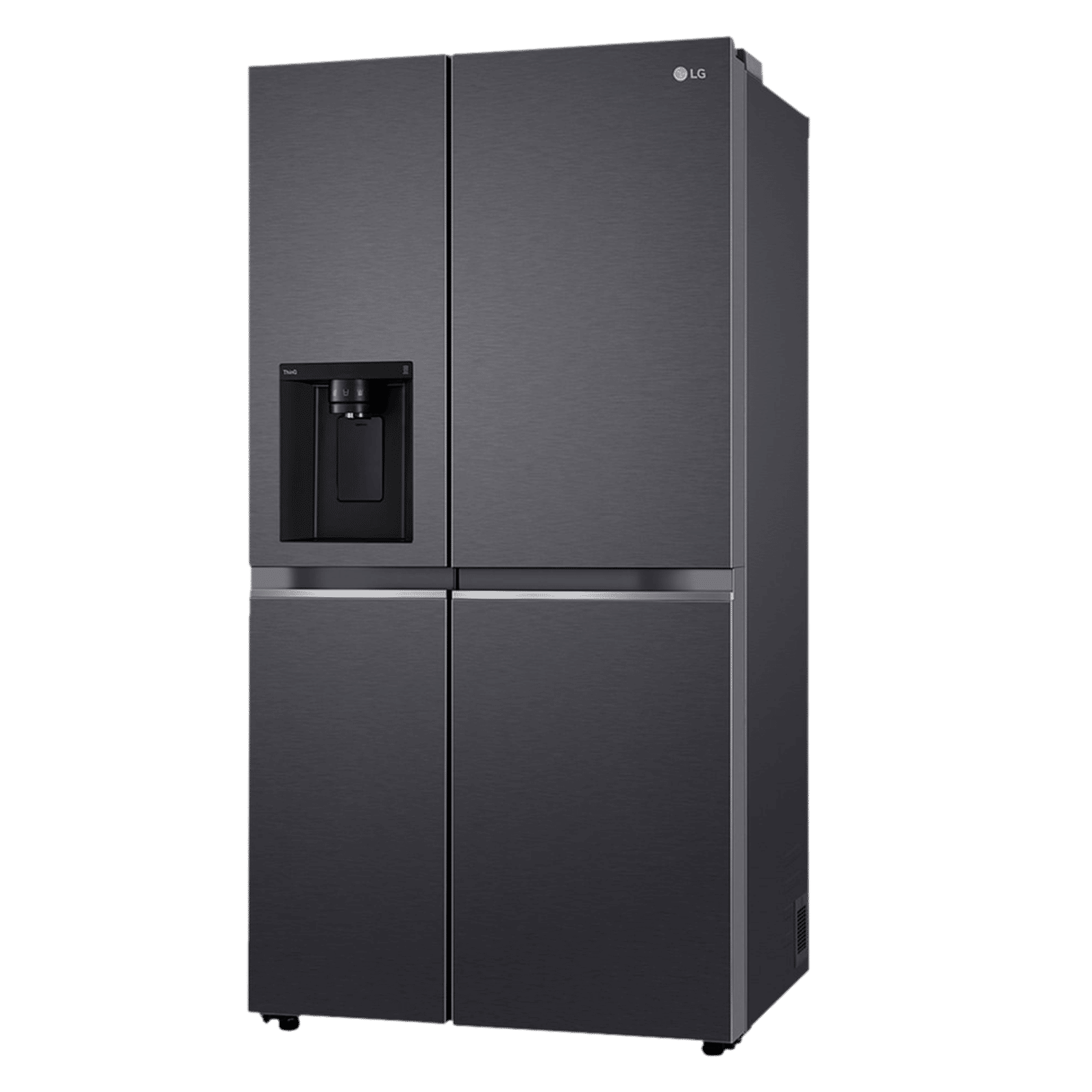 LG 630 Litres 3 Star Frost Free Side by Side Door Smart Wifi Enabled Refrigerator with Multi Air Flow (GL-L257CMC3, Matt Black) LG 630 Litres 3 Star Frost Free Side by Side Door Smart Wifi Enabled Refrigerator with Multi Air Flow (GL-L257CMC3, Matt Black)_4