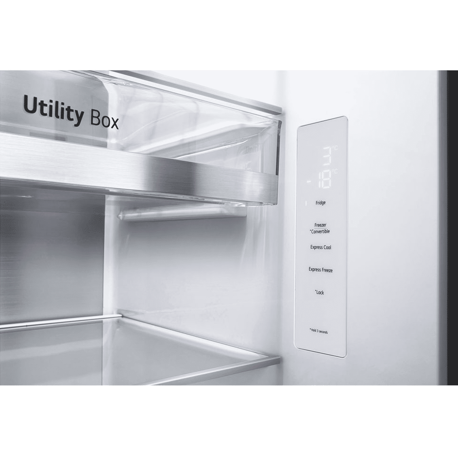 LG 630 Litres 3 Star Frost Free Side by Side Door Smart Wifi Enabled Refrigerator with Multi Air Flow (GL-X257ABS3, Noble Steel)_11