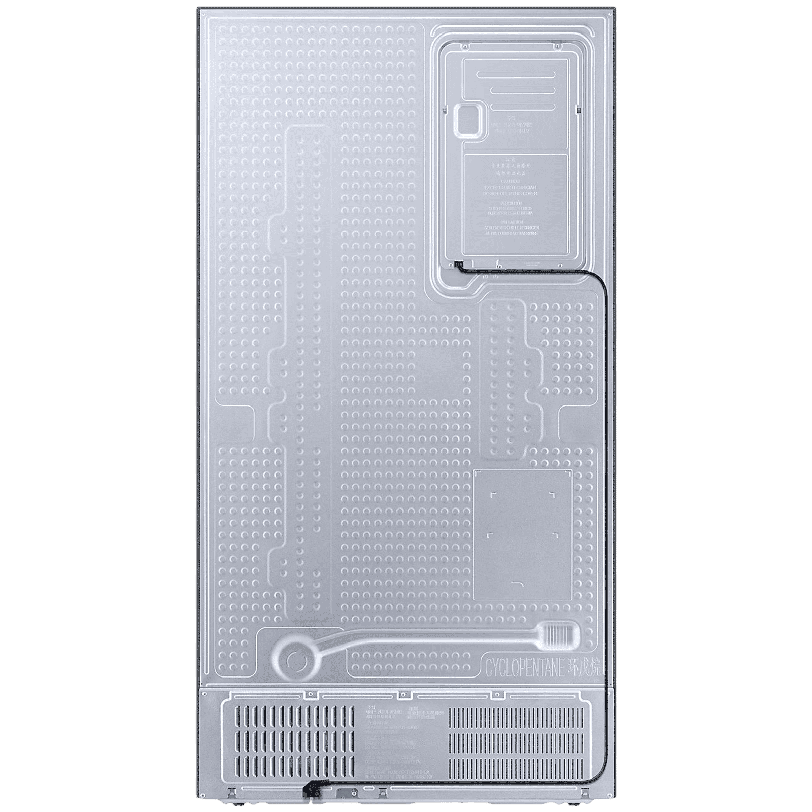 SAMSUNG 653 Litres 3 Star Frost Free Side by Side Door Smart Wifi Enabled  Convertible Refrigerator with Twin Cooling Plus Technology (RS76CB81A333/HL, Glam Deep Charcoal)_7