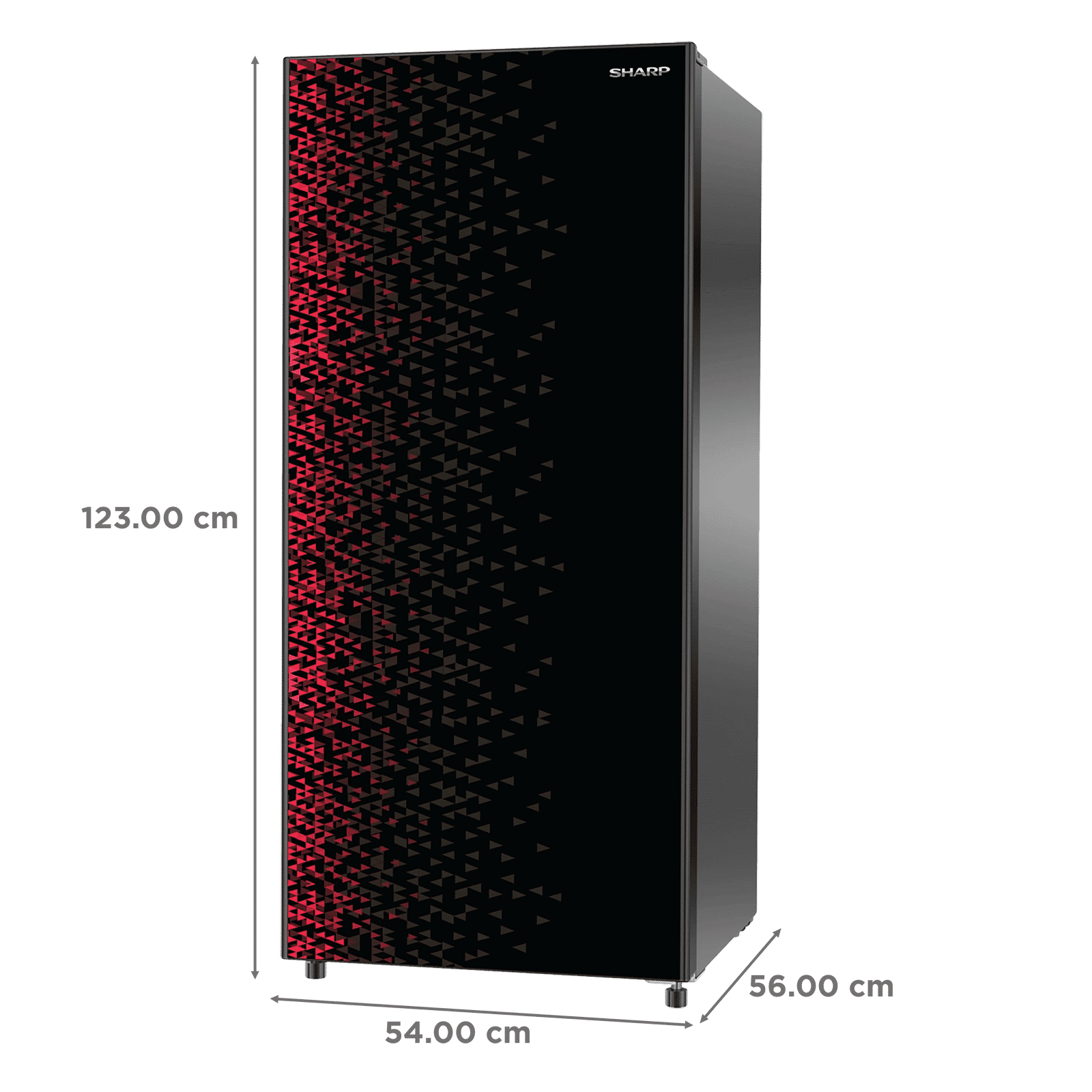 SHARP 175 Litres 4 Star Direct Cool Single Door Refrigerator with Anti Bacterial Gasket (SJ-G19ST-MR, Maroon) SHARP 175 Litres 4 Star Direct Cool Single Door Refrigerator with Anti Bacterial Gasket (SJ-G19ST-MR, Maroon)_3
