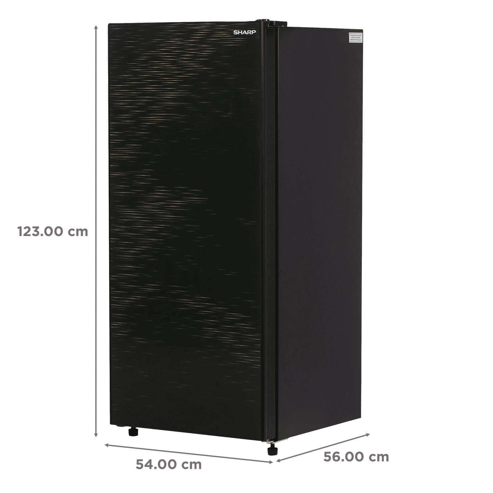 SHARP 175 Litres 4 Star Direct Cool Single Door Refrigerator with Anti Bacterial Gasket (SJ-G19ST-BK, Black) SHARP 175 Litres 4 Star Direct Cool Single Door Refrigerator with Anti Bacterial Gasket (SJ-G19ST-BK, Black)_3