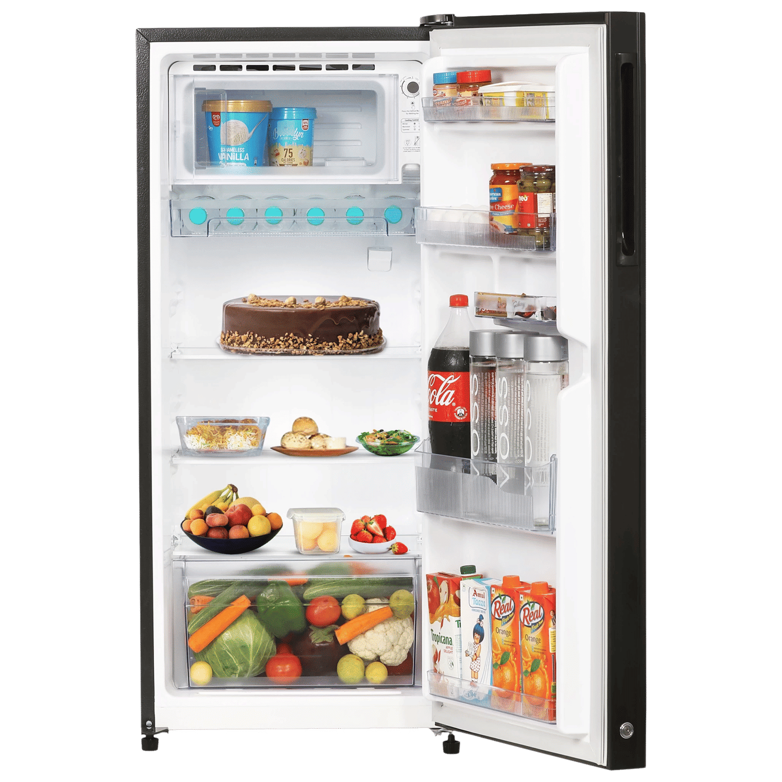 SHARP 175 Litres 4 Star Direct Cool Single Door Refrigerator with Anti Bacterial Gasket (SJ-G19ST-BK, Black) SHARP 175 Litres 4 Star Direct Cool Single Door Refrigerator with Anti Bacterial Gasket (SJ-G19ST-BK, Black)_5