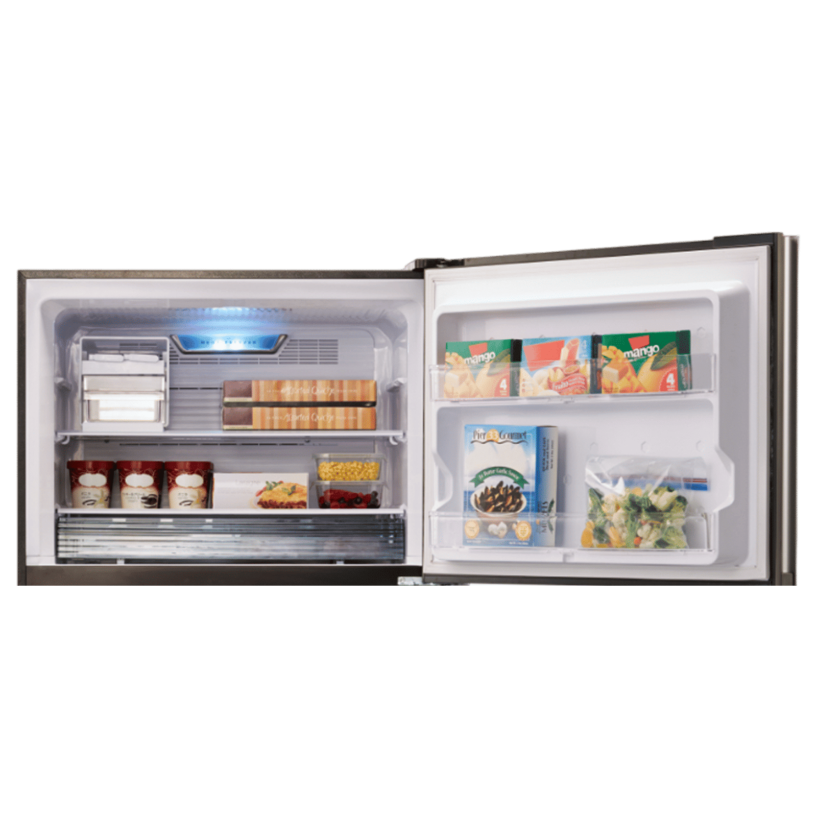 SHARP 556 Litres 2 Star Frost Free Double Door Refrigerator with Plasmacluster Technology (SJ-GP60T-MR, Maroon)_8