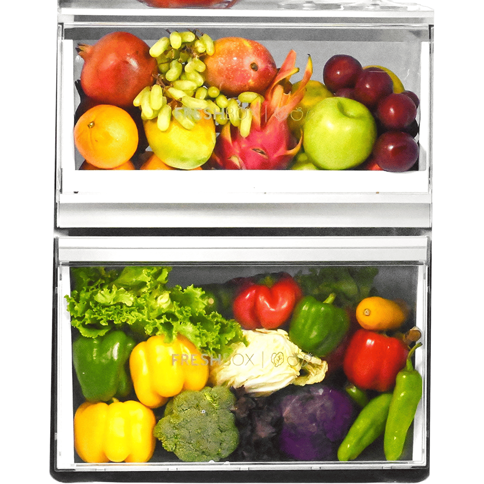 Haier 602 Litres 3 Star Frost Free Side By Side Door Smart Wifi Enabled Convertible Refrigerator with Deo Fresh Technology (HRS-682GKU1, Graphite Black)_10