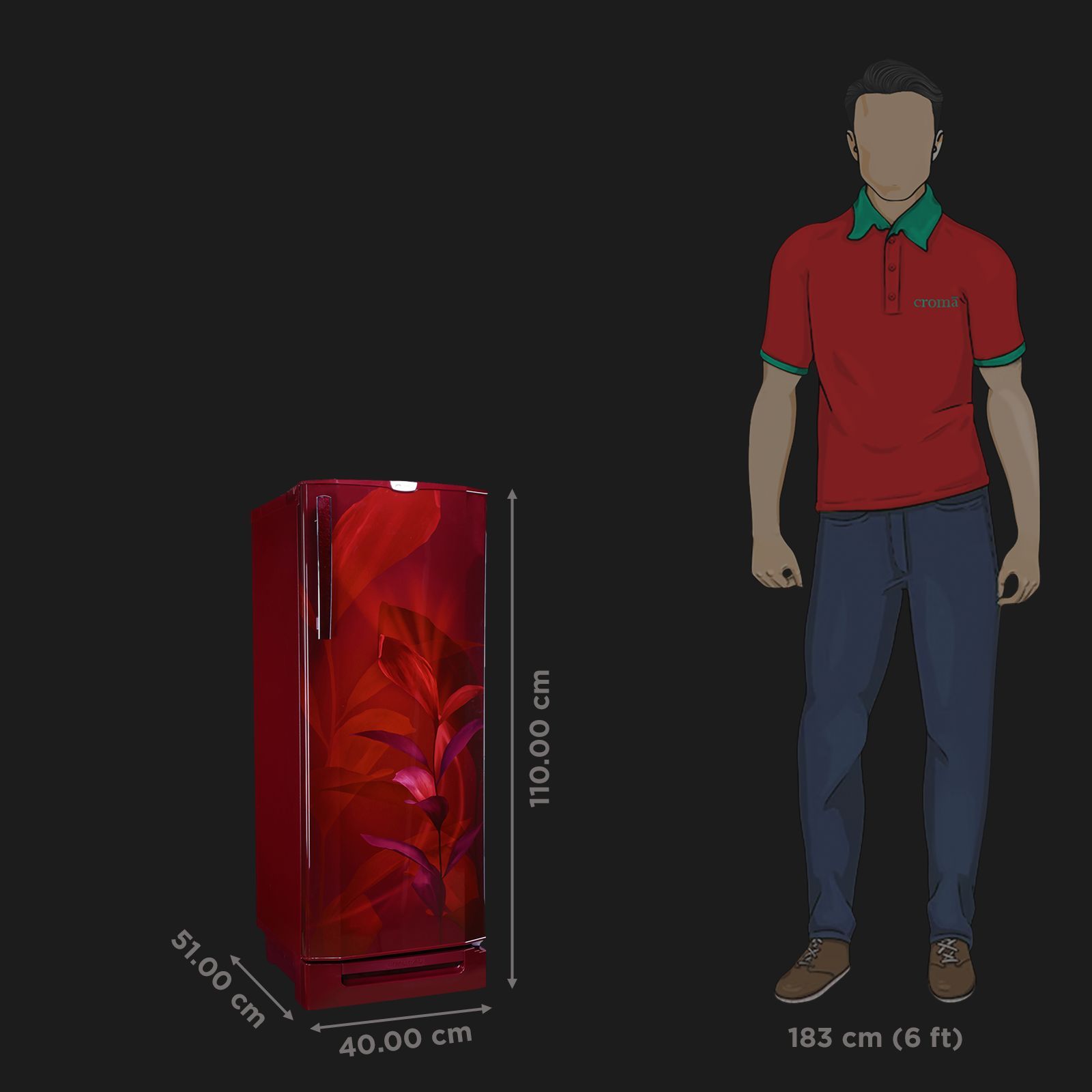 Godrej Edge Pro 205 Litres 3 Star Direct Cool Single Door Refrigerator with Advanced Capillary Technology (RD EDGEPRO 230C TAF, Marine Wine)_3