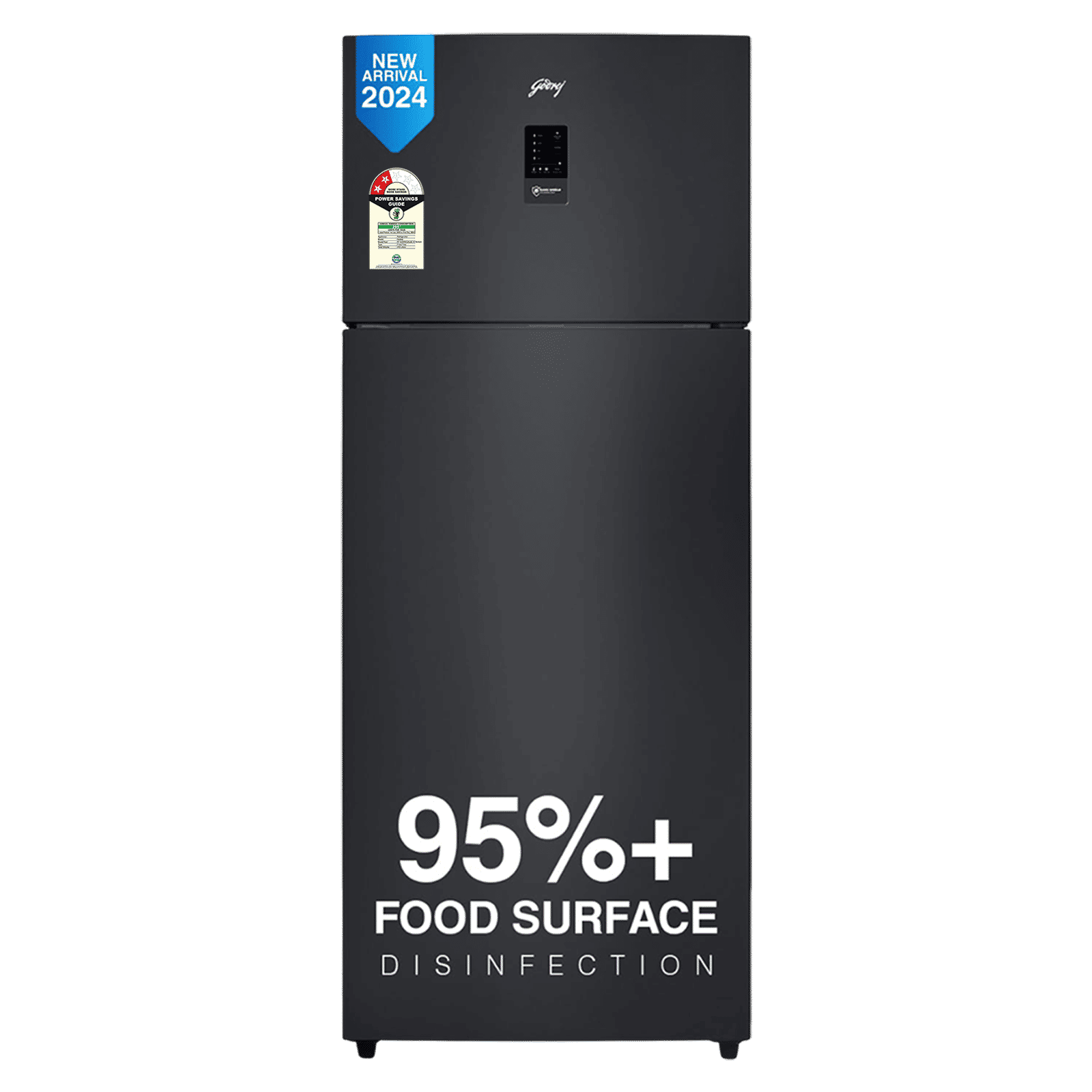 Godrej Eon Regalis 472 Litres 2 Star Frost Free Double Door Refrigerator with Cool Balance Technology (RT EONREGALIS 517B RCI MT BK, Matte Black)_1