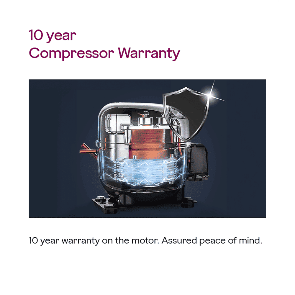 Godrej Eon Crystal 272 Litres 2 Star Frost Free Double Door Refrigerator with Advanced Inverter Technology (RT EONCRYSTAL 310B RI OB, Black Glass) Godrej Eon Crystal 272 Litres 2 Star Frost Free Double Door Refrigerator with Advanced Inverter Technology (RT EONCRYSTAL 310B RI OB, Black Glass)_9