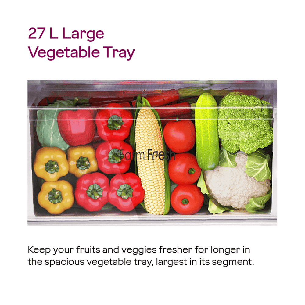 Godrej Eon Crystal 272 Litres 2 Star Frost Free Double Door Refrigerator with Advanced Inverter Technology (RT EONCRYSTAL 310B RI OB, Black Glass) Godrej Eon Crystal 272 Litres 2 Star Frost Free Double Door Refrigerator with Advanced Inverter Technology (RT EONCRYSTAL 310B RI OB, Black Glass)_10