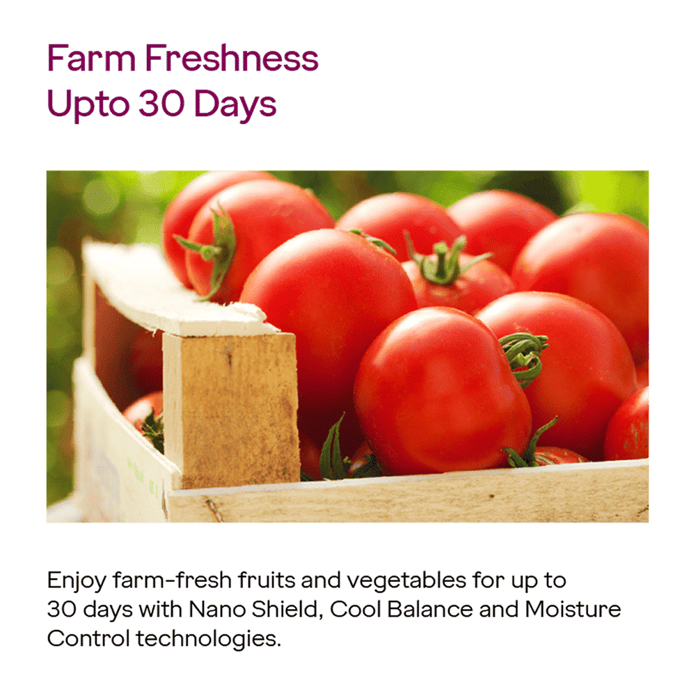 Godrej Eon Crystal 272 Litres 2 Star Frost Free Double Door Refrigerator with Advanced Inverter Technology (RT EONCRYSTAL 310B RI OB, Black Glass) Godrej Eon Crystal 272 Litres 2 Star Frost Free Double Door Refrigerator with Advanced Inverter Technology (RT EONCRYSTAL 310B RI OB, Black Glass)_12