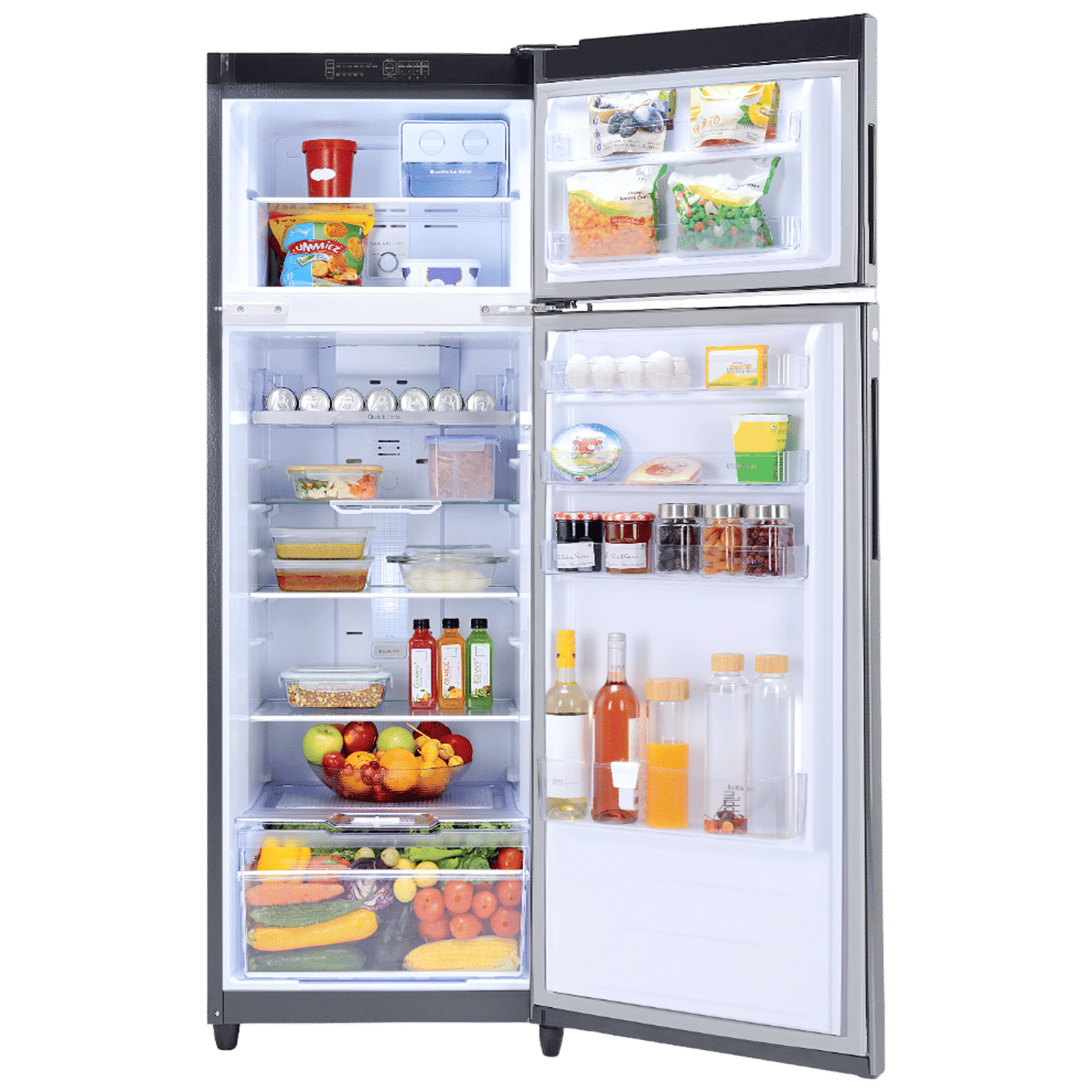 Godrej Eon Valor 272 Litres 3 Star Frost Free Double Door Convertible Refrigerator with Nano Shield Technology (RT EONVALOR 310C RCIT MT BK, Matt Black) Godrej Eon Valor 272 Litres 3 Star Frost Free Double Door Convertible Refrigerator with Nano Shield Technology (RT EONVALOR 310C RCIT MT BK, Matt Black)_5