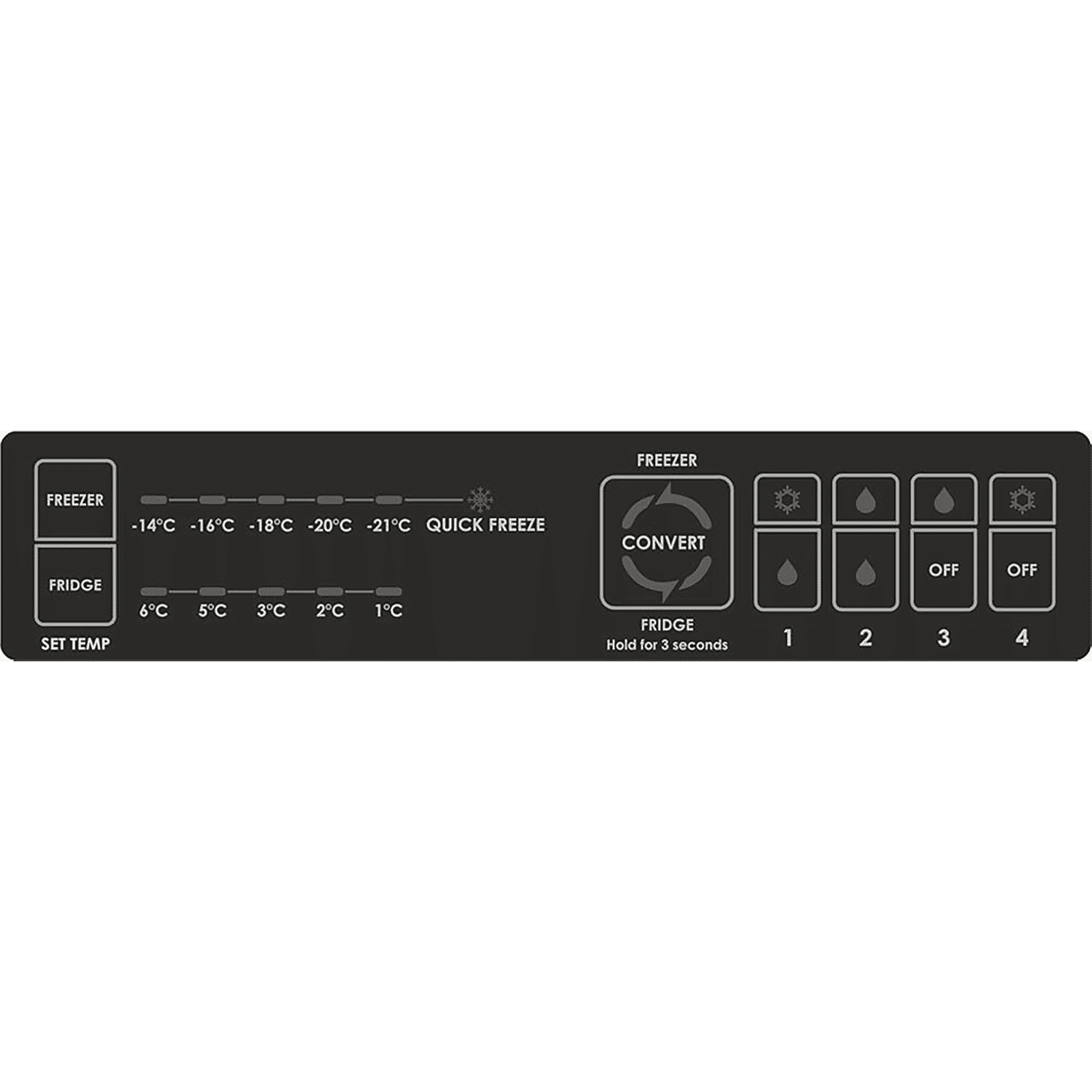 Godrej Eon Valor 272 Litres 3 Star Frost Free Double Door Convertible Refrigerator with Nano Shield Technology (RT EONVALOR 310C RCIT MT BK, Matt Black) Godrej Eon Valor 272 Litres 3 Star Frost Free Double Door Convertible Refrigerator with Nano Shield Technology (RT EONVALOR 310C RCIT MT BK, Matt Black)_7