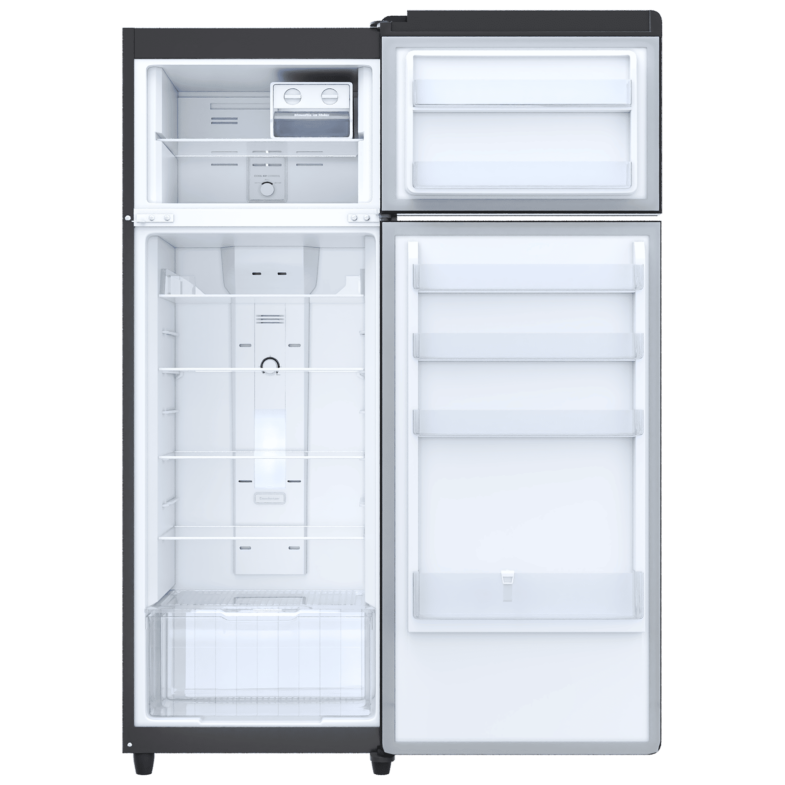 Godrej VOGUE 244 Litres 2 Star Frost Free Double Door Refrigerator with R600a Refrigerant (RT EONVOGUE 280B RI WT WD, Walnut Wood)_6