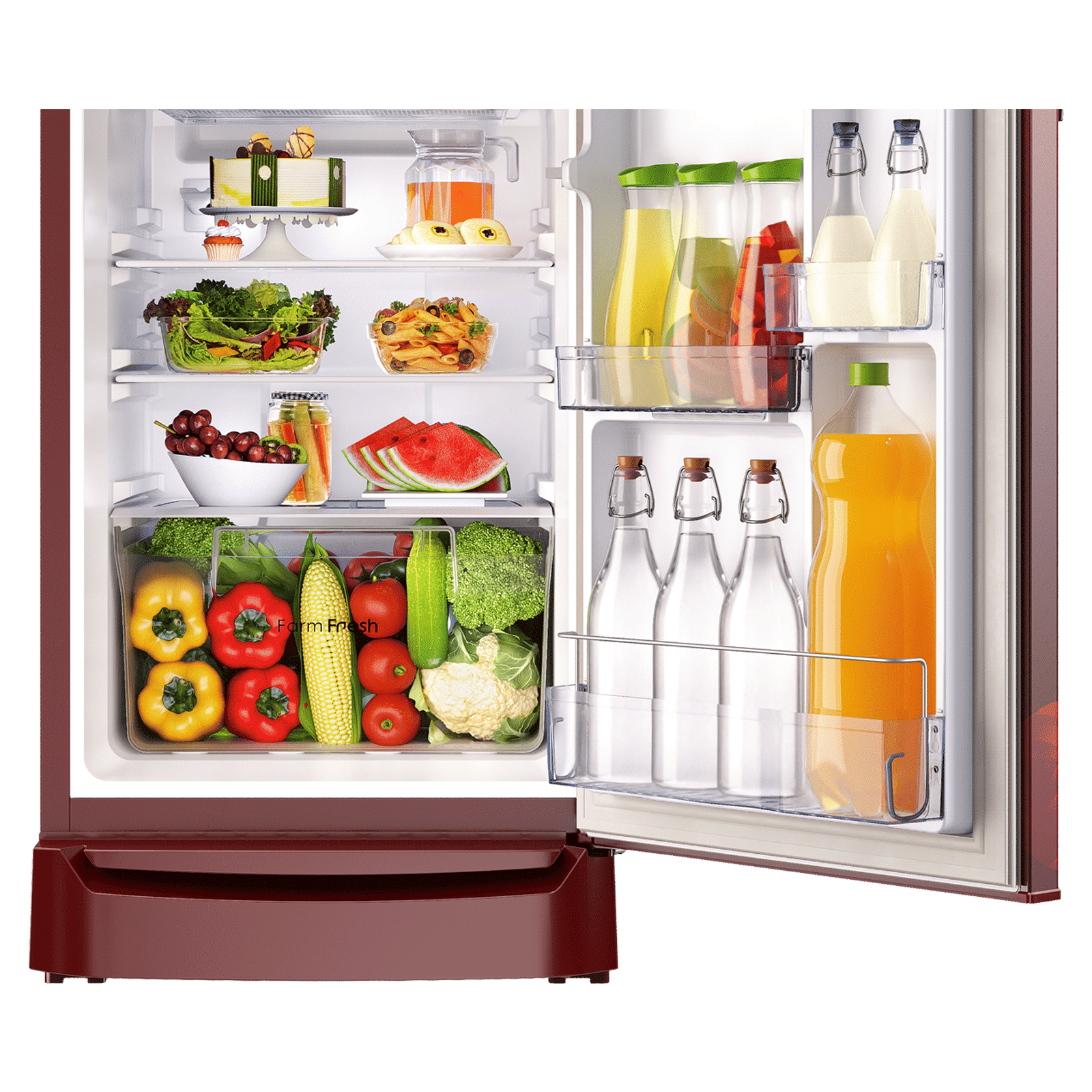 Godrej Edge Rio Plus 180 Litres 2 Star Direct Cool Single Door Refrigerator with Advanced Capillary Technology (RD ERIOPLS 205B THF, Wine Red)_9