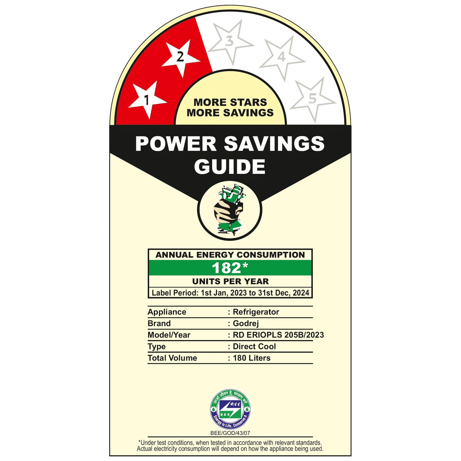 Godrej Edge Rio Plus 180 Litres 2 Star Direct Cool Single Door Refrigerator with Advanced Capillary Technology (RD ERIOPLS 205B THF, Wine Red)_8