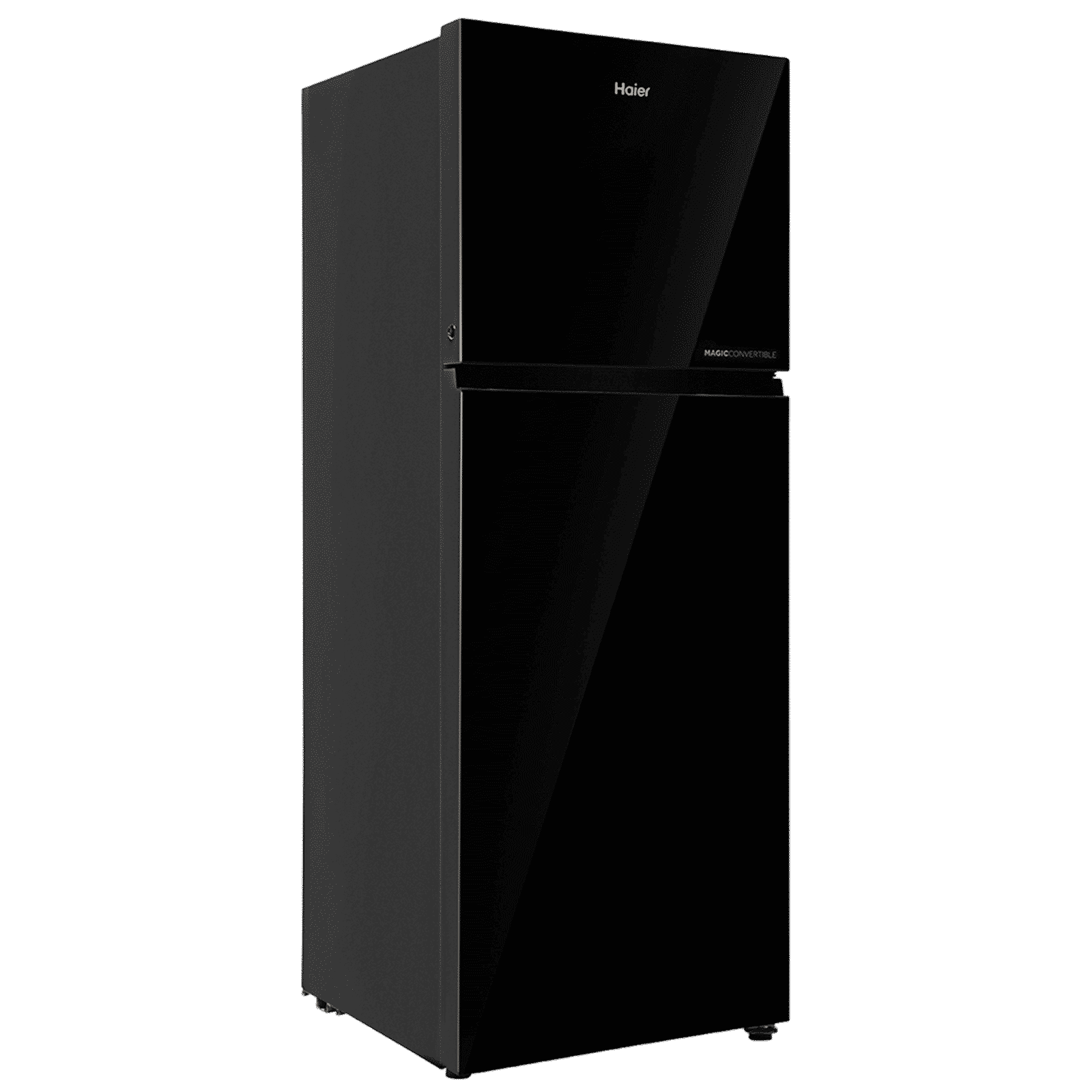 Haier 268 Litres 2 Star Frost Free Double Door Convertible Refrigerator with Turbo Icing (HRF-3182PKG-P, Black Glass) Haier 268 Litres 2 Star Frost Free Double Door Convertible Refrigerator with Turbo Icing (HRF-3182PKG-P, Black Glass)_4