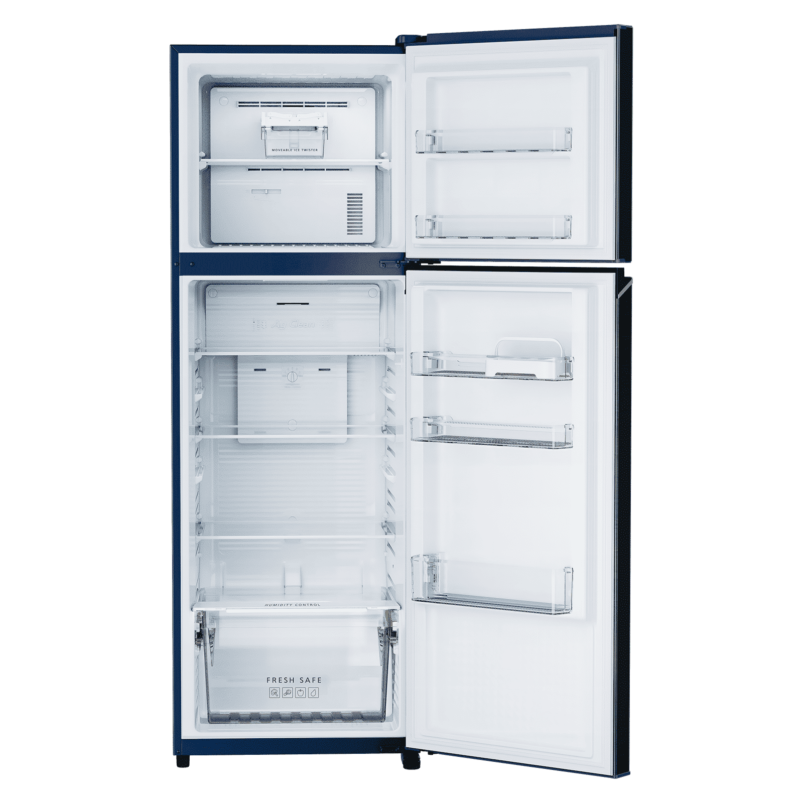 Panasonic TG Series 322 Litres 2 Star Frost Free Double Door Convertible Refrigerator with Surround Cooling Technology (NR-TG368BPAN, Ocean Blue)_6
