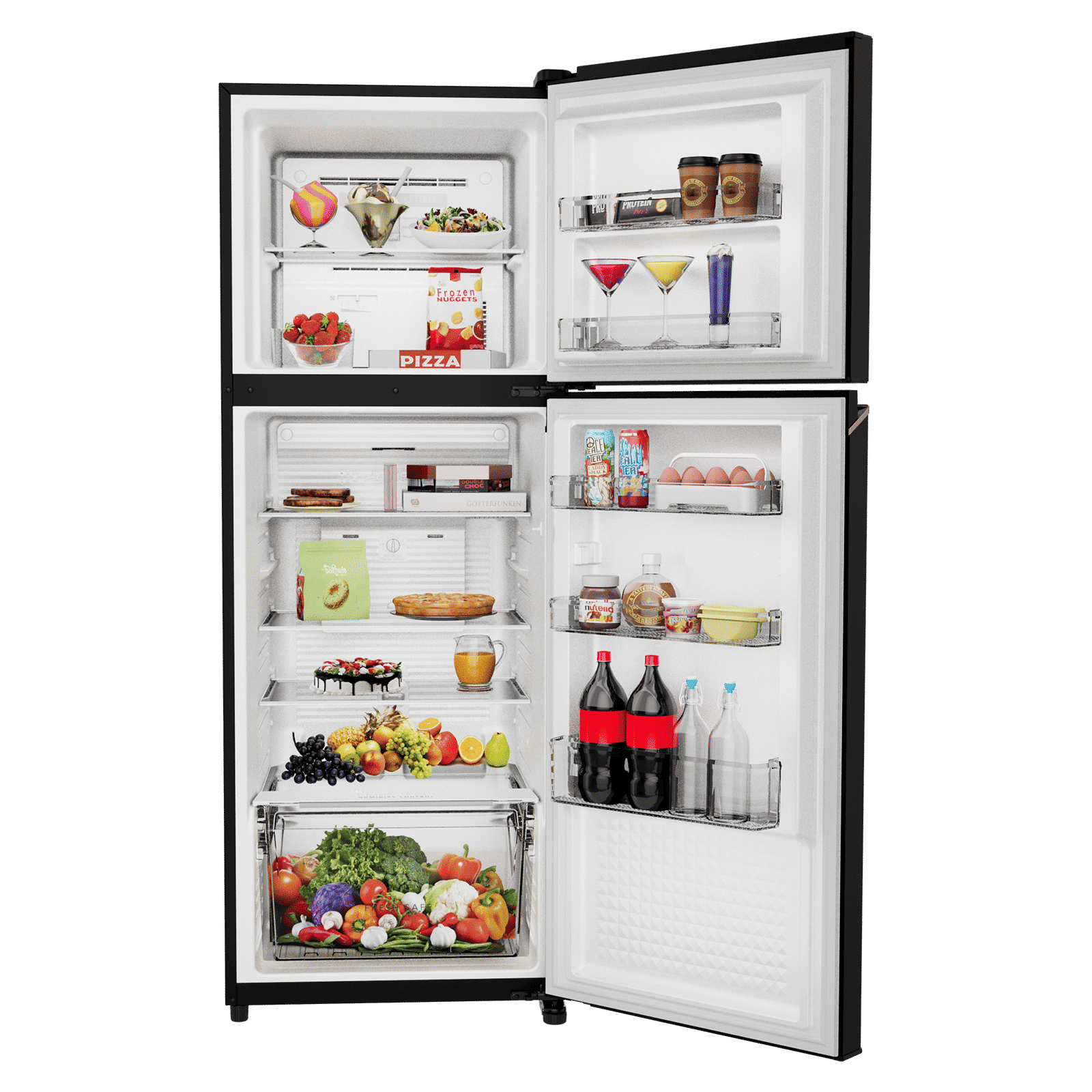 Panasonic TG Series 292 Litres 3 Star Frost Free Double Door Convertible Refrigerator with Surround Cooling Technology (NR-TG338CPKN, Diamond Black)_5