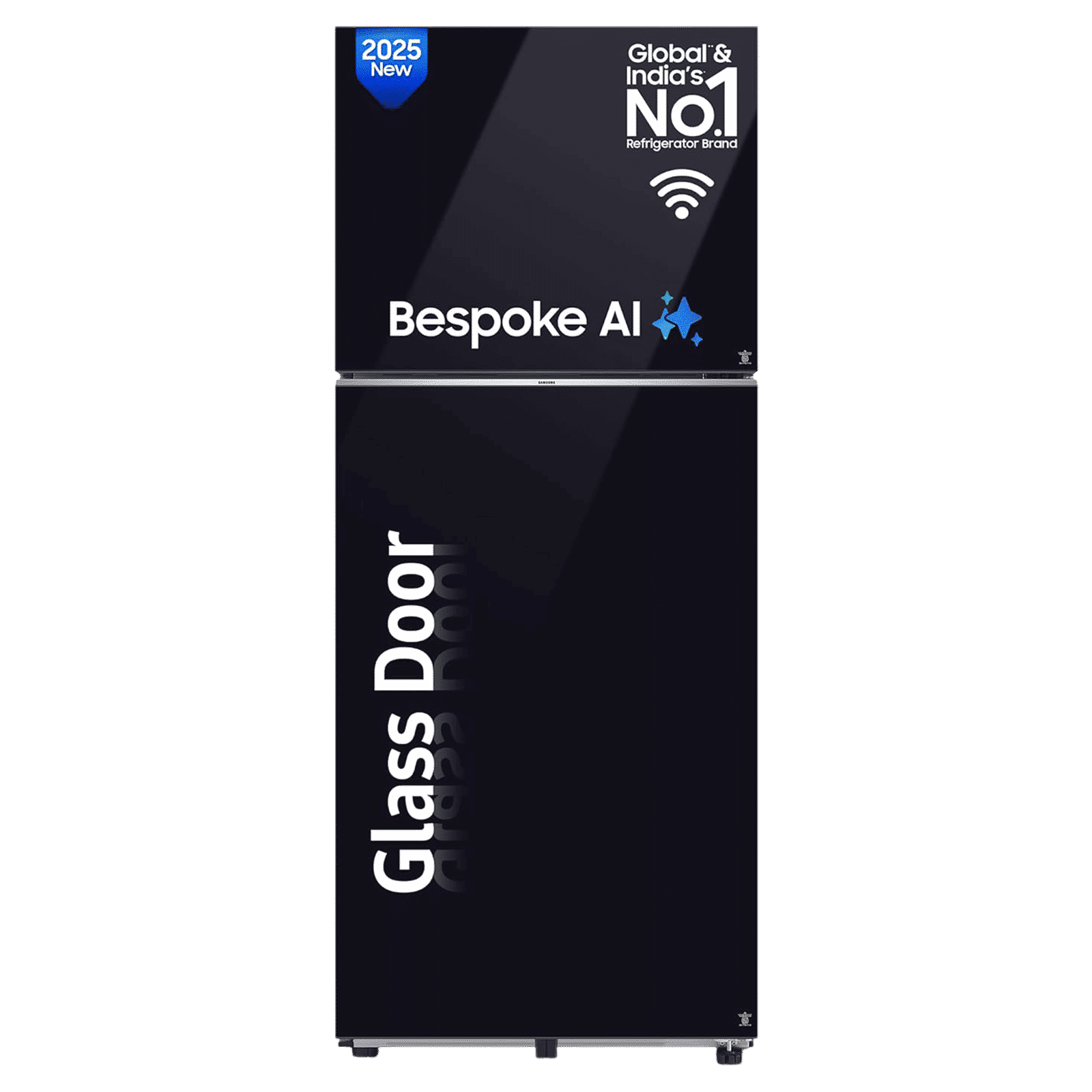 SAMSUNG 396 Litres 2 Star Frost Free Double Door Smart Wifi Enabled Convertible Refrigerator with Digital Inverter Compressor (RT41DB6A4B22HL, Black Glass) SAMSUNG 396 Litres 2 Star Frost Free Double Door Smart Wifi Enabled Convertible Refrigerator with Digital Inverter Compressor (RT41DB6A4B22HL, Black Glass)_1