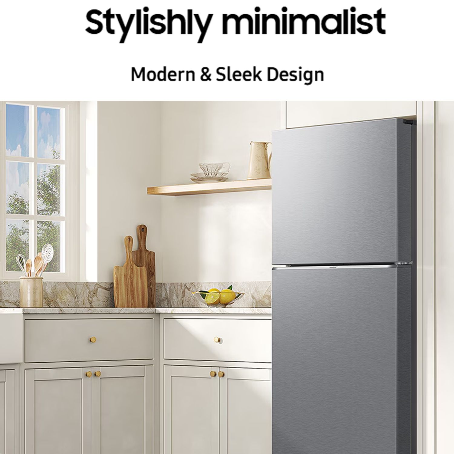 SAMSUNG 419 Litres 2 Star Frost Free Double Door Smart Wifi Enabled Convertible Refrigerator with Digital Inverter Compressor (RT45DG6A2BSLHL, Real Stainless)_19