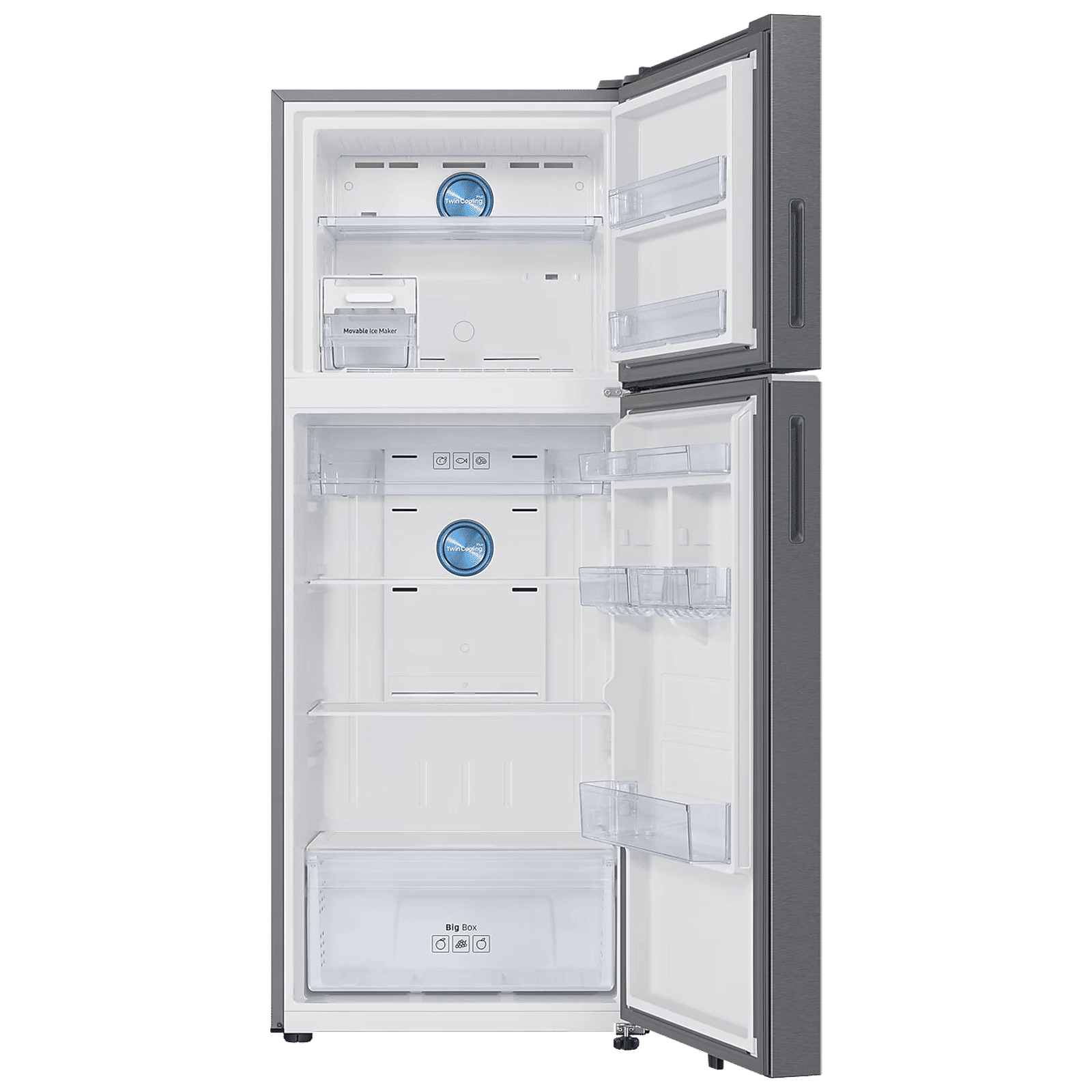 SAMSUNG 419 Litres 2 Star Frost Free Double Door Smart Wifi Enabled Convertible Refrigerator with Digital Inverter Compressor (RT45DG6A2BSLHL, Real Stainless) SAMSUNG 419 Litres 2 Star Frost Free Double Door Smart Wifi Enabled Convertible Refrigerator with Digital Inverter Compressor (RT45DG6A2BSLHL, Real Stainless)_6