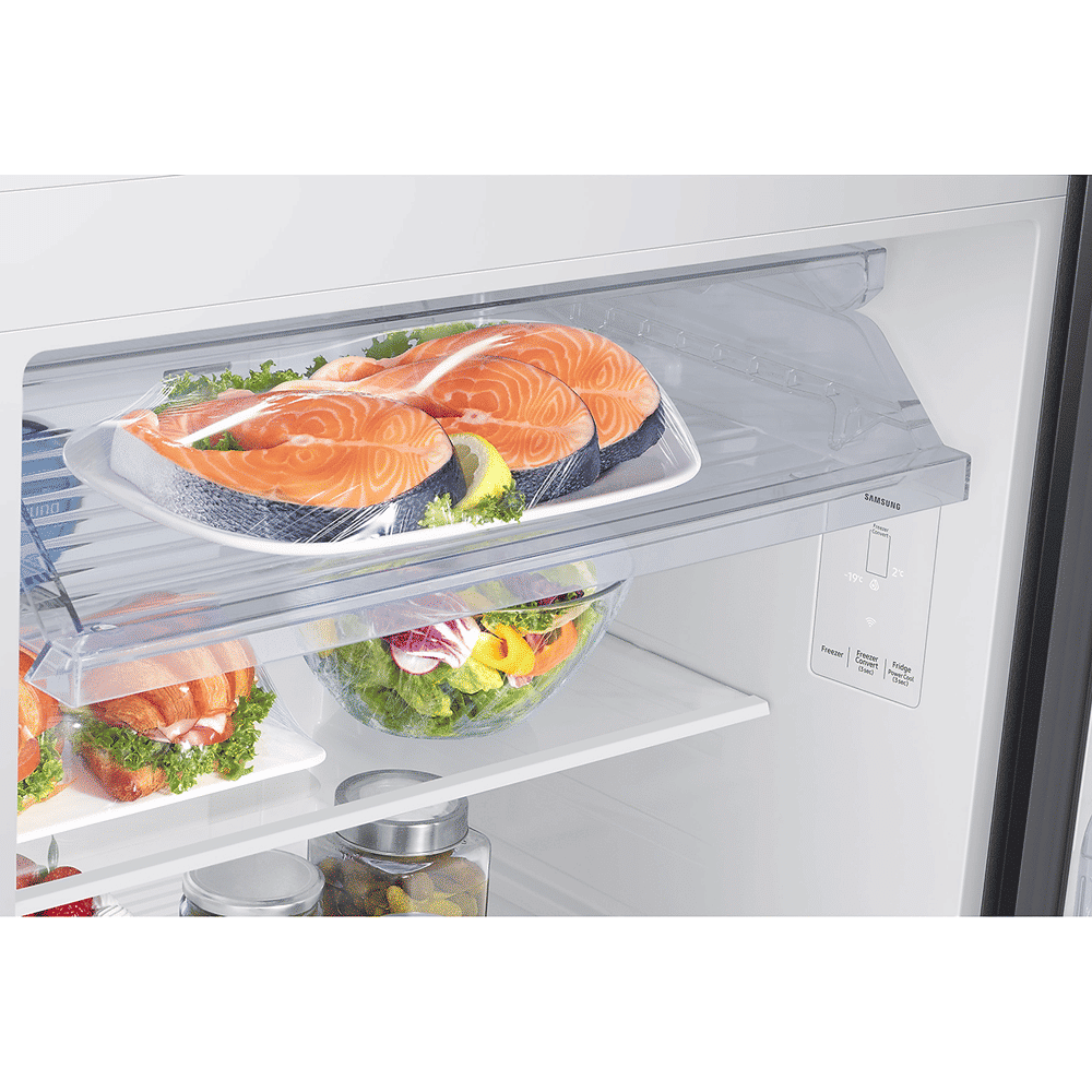 SAMSUNG 419 Litres 3 Star Frost Free Double Door Smart Wifi Enabled Convertible Refrigerator with Digital Inverter Compressor (RT45DG6A4DBXHL, Luxe Black)_9