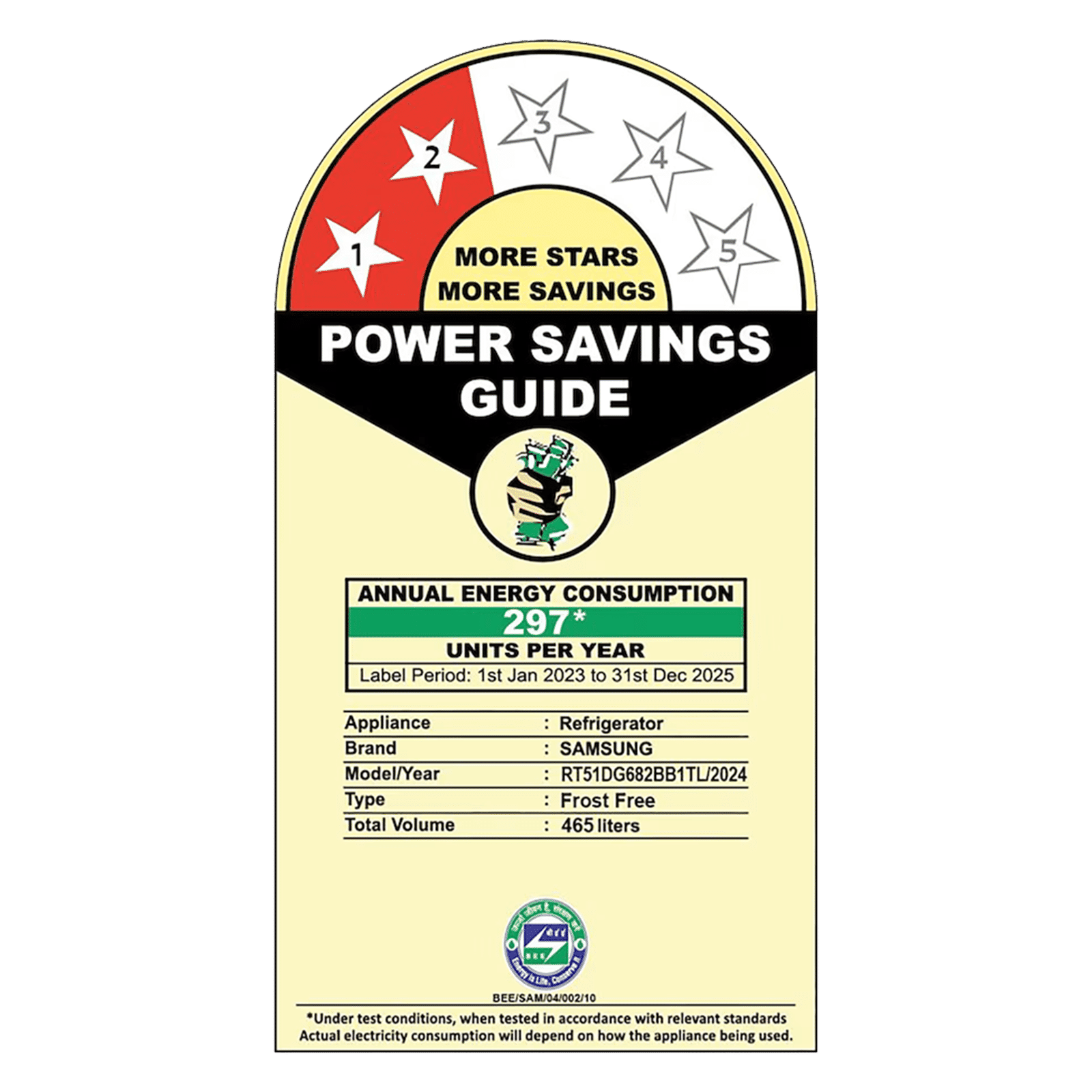 SAMSUNG 465 Litres 2 Star Frost Free Double Door Smart Wifi Enabled Refrigerator with AI Energy Mode (RT51DG682BB1TL, Black Matt)_4