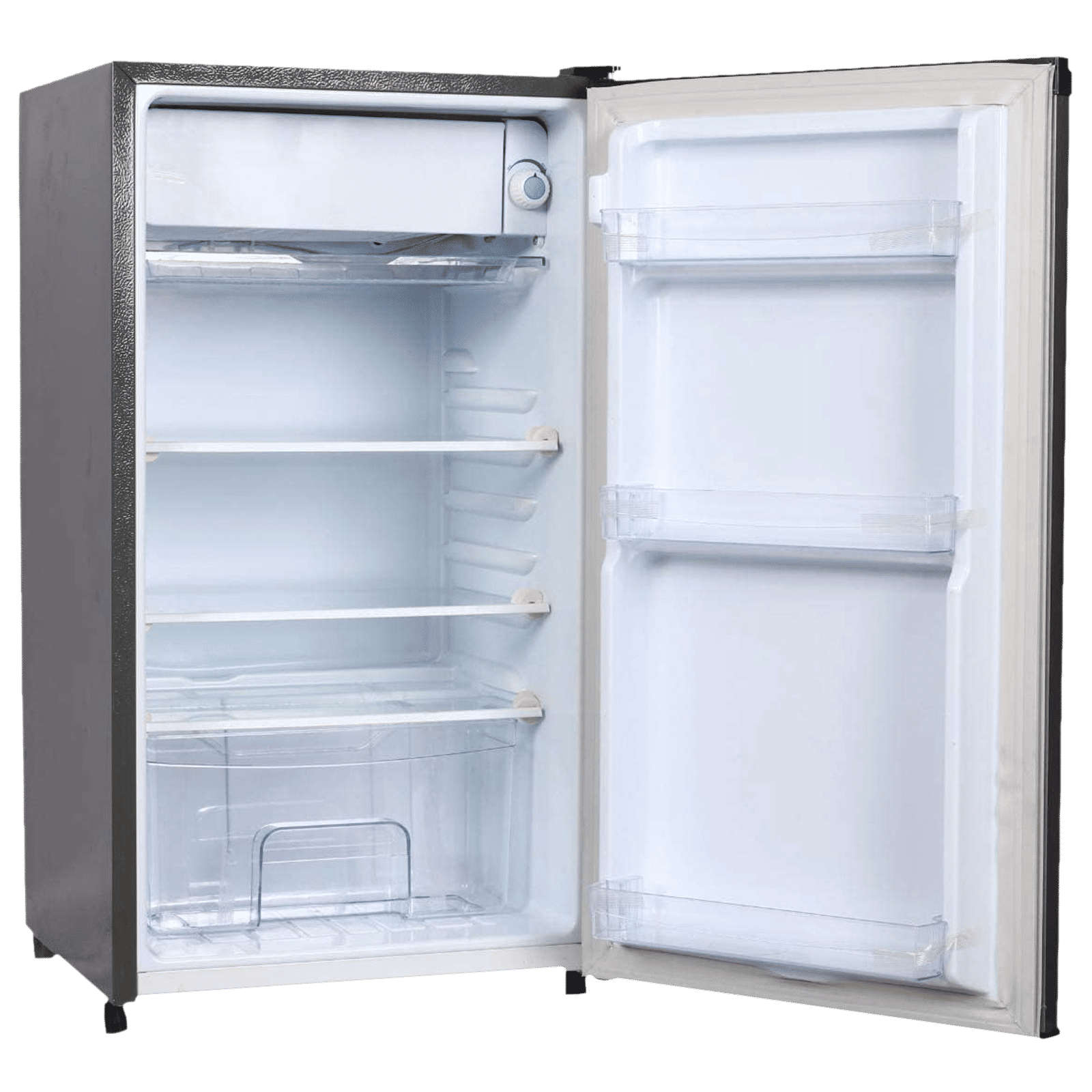 LLOYD 92 Litres 1 Star Direct Cool Single Door Refrigerator with Toughened Glass Shelf (GLDC111RGMT1JC, Grey)_6