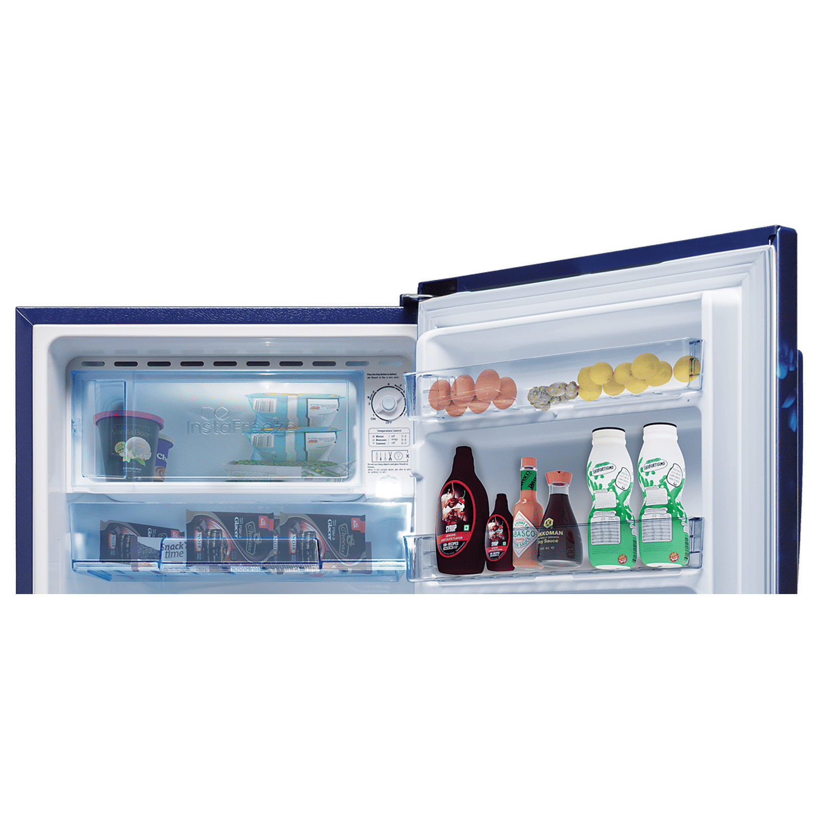 LLOYD 188 Litres 3 Star Direct Cool Single Door Refrigerator with Antibacterial Gasket (GLDC203SCBT2LC, Cherry Blossom Blue)_7