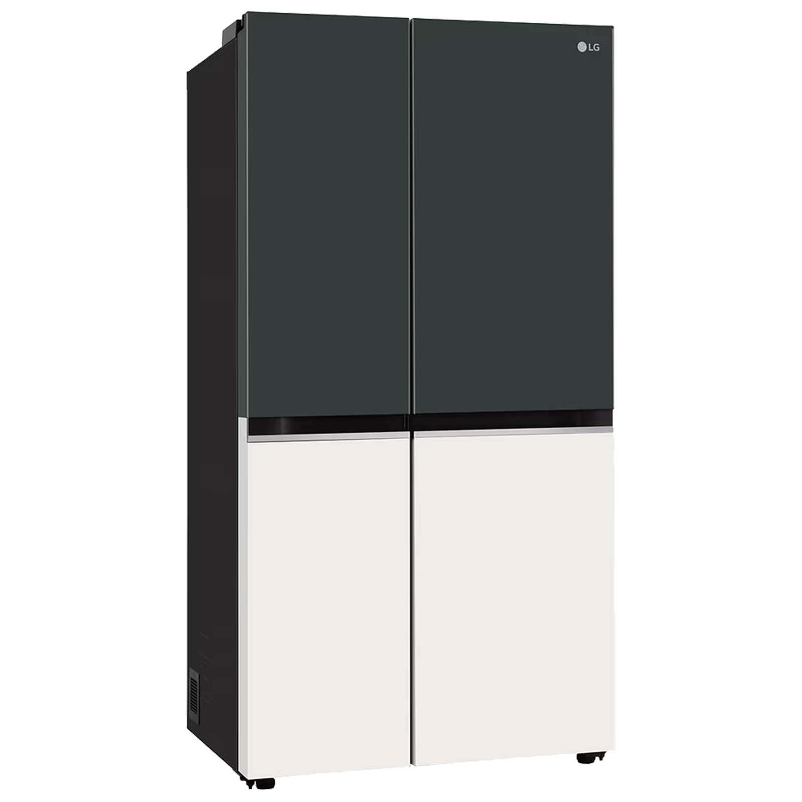 LG 650 Litres 3 Star Frost Free Side by Side Smart Wifi Enabled Convertible Refrigerator with Multi Air Flow (GL-B257EET3, Emerald Green Tango)_10