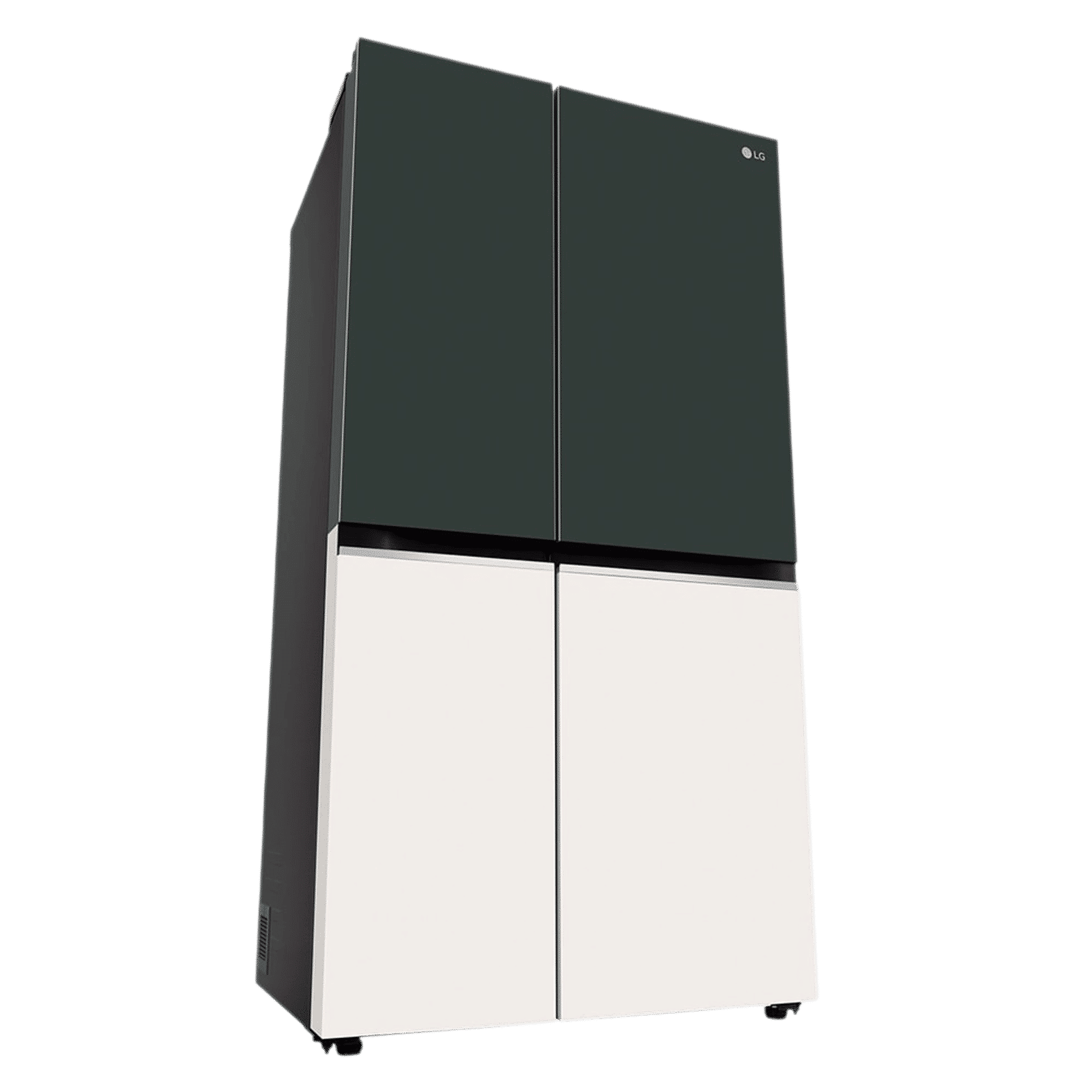 LG 650 Litres 3 Star Frost Free Side by Side Smart Wifi Enabled Convertible Refrigerator with Multi Air Flow (GL-B257EET3, Emerald Green Tango)_7