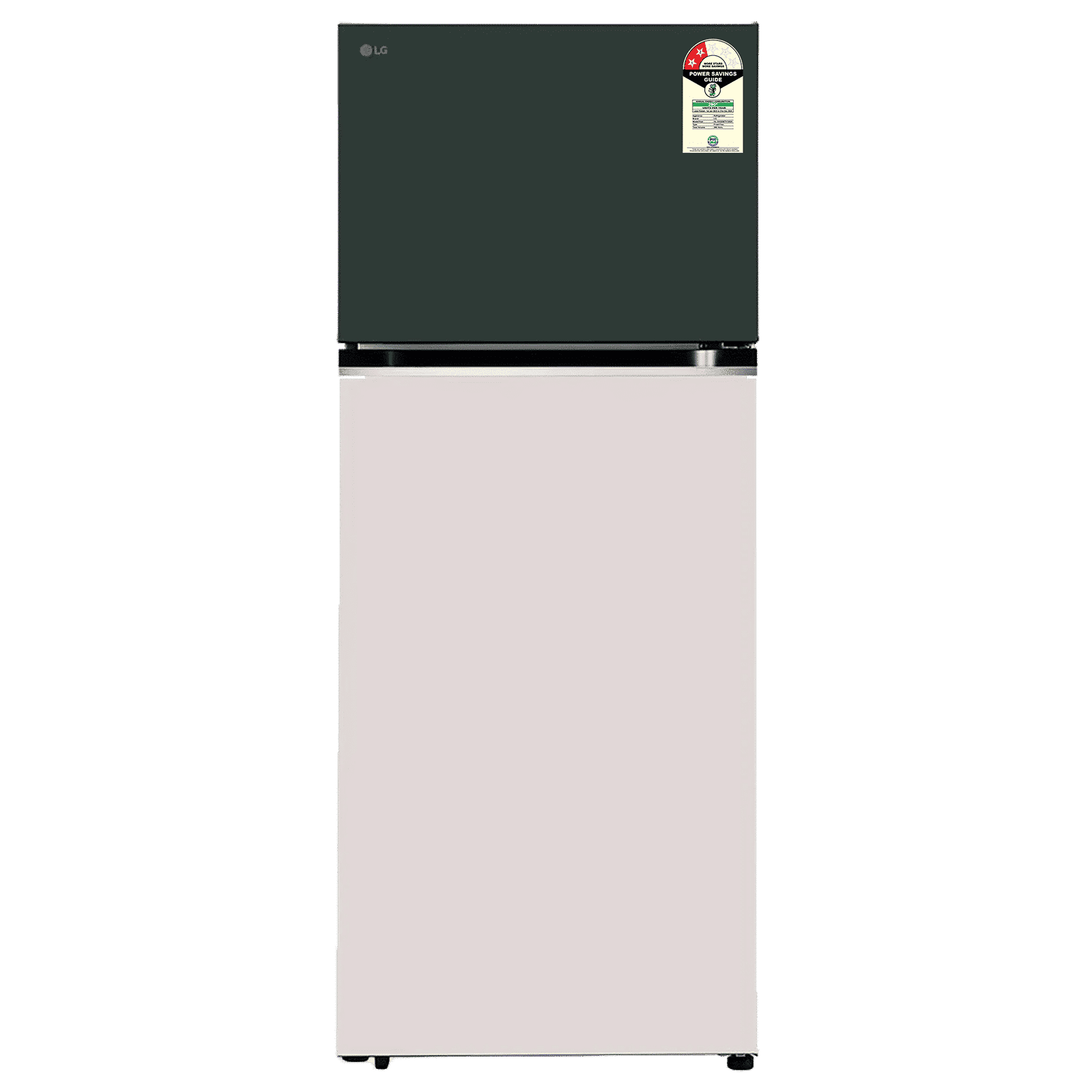 LG 398 Litres 2 Star Frost Free Double Door Convertible Refrigerator with Smart Diagnosis (GL-S422SETY, Emerald Green Tango)_1