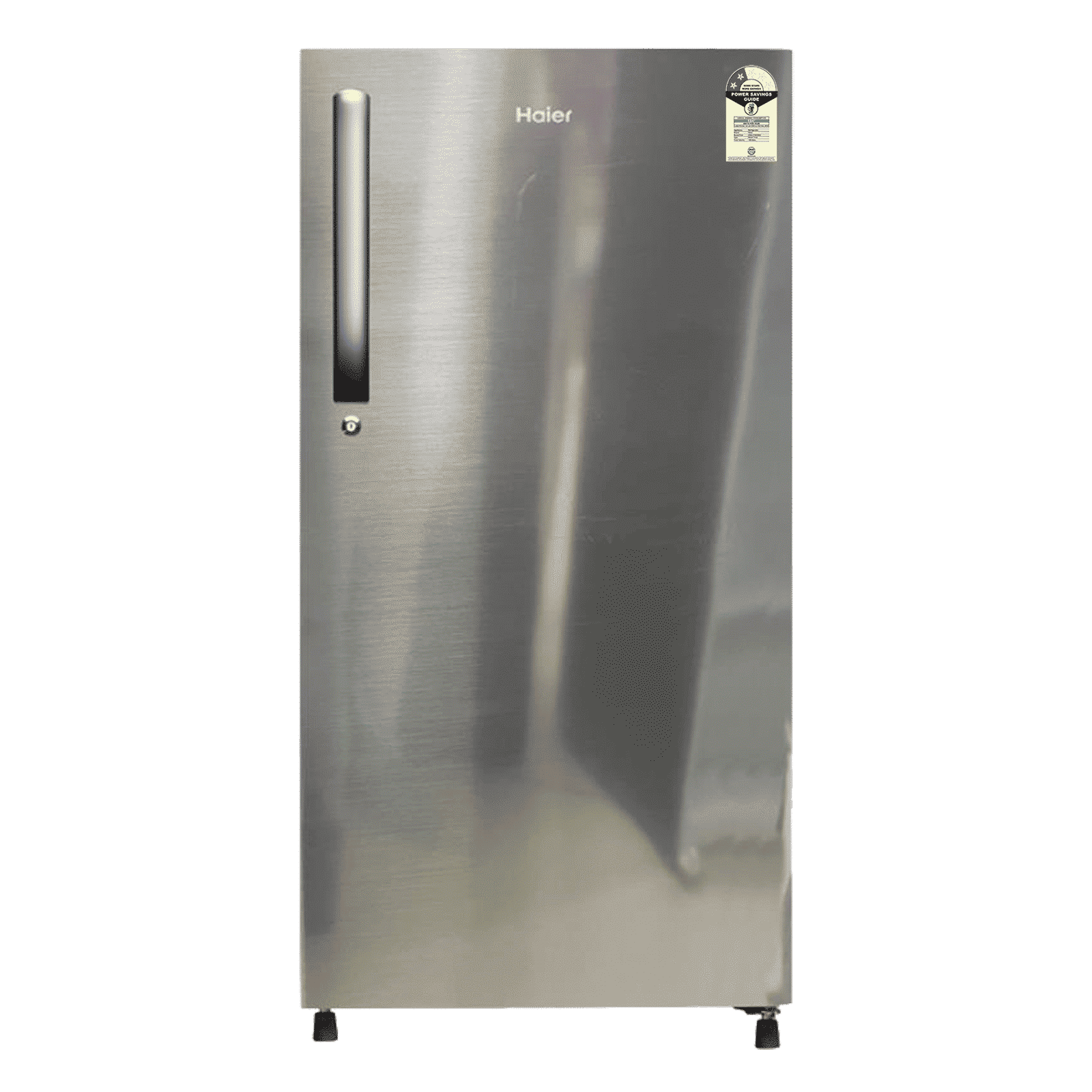 Haier 190 Litres 2 Star Direct Cool Single Door Refrigerator with Diamond Edge Freezing Technology (HRD-2102BNS-P, Nickel Steel)_1