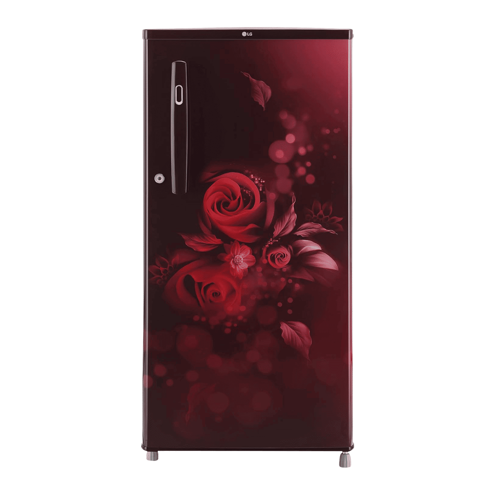 LG 190 Litres 2 Star Direct Cool Single Door Refrigerator with Stabilizer Free Operation (GL-B199OSEC, Scarlet Euphoria)_1